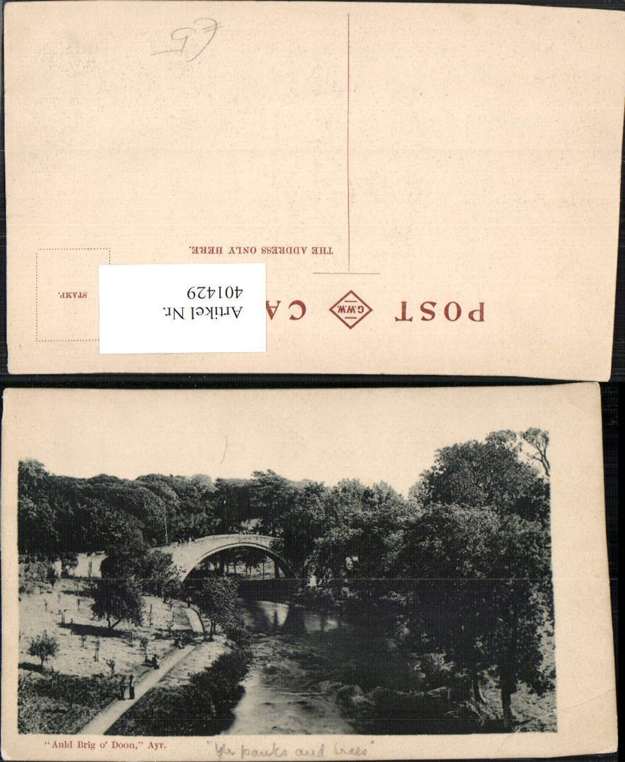 Alte Ansichtskarte – Old Postcard