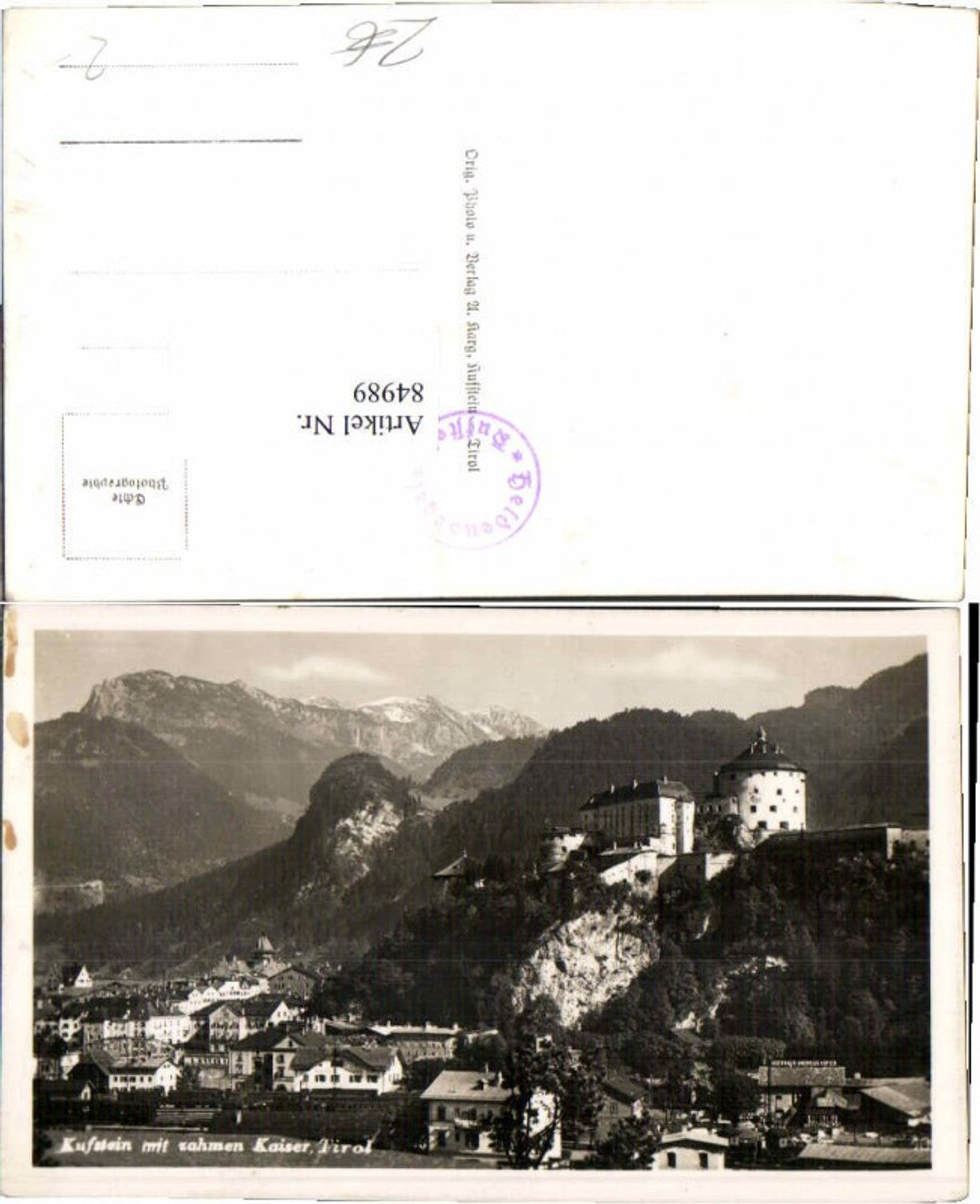 Alte Ansichtskarte – Old Postcard