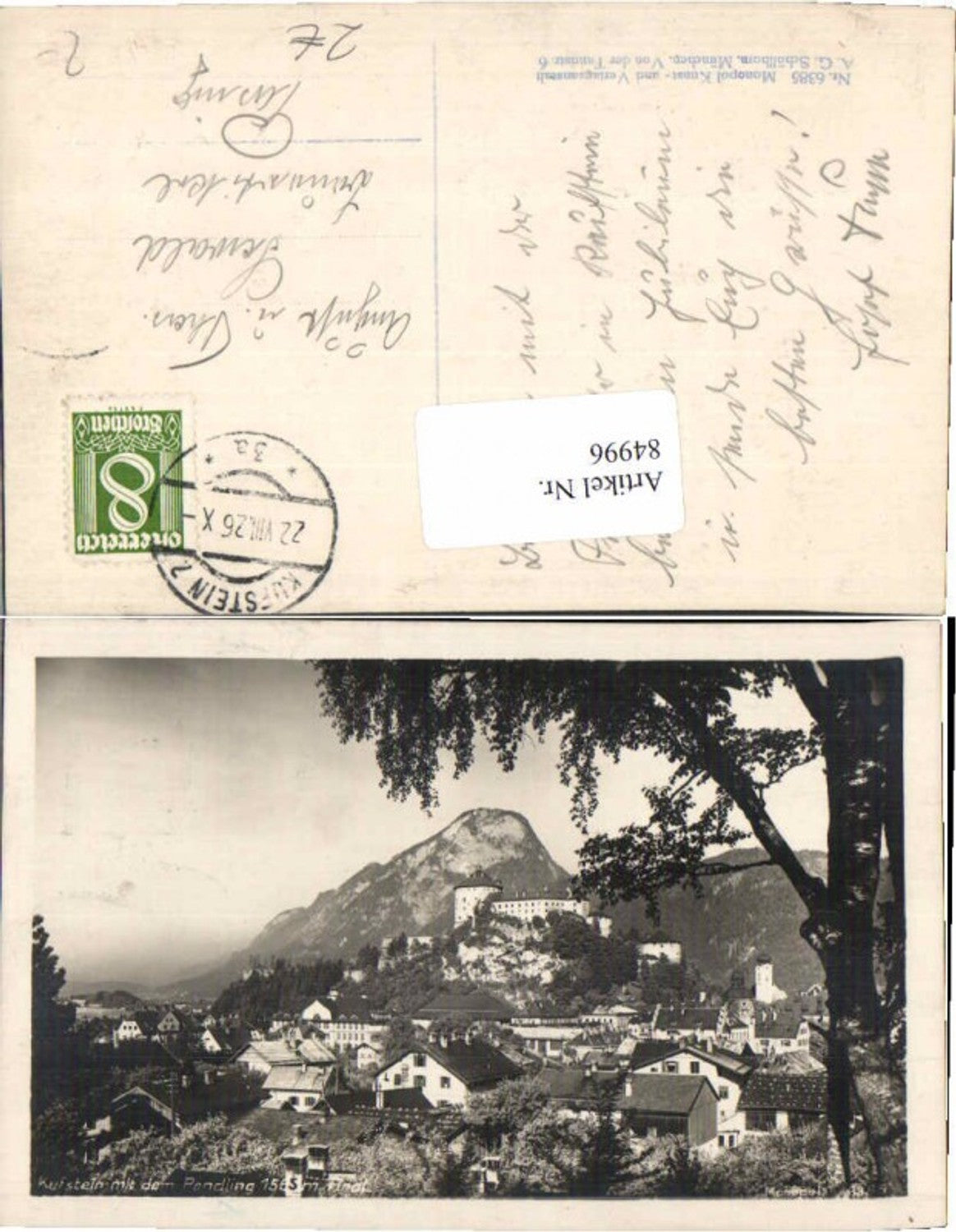 Alte Ansichtskarte – Old Postcard