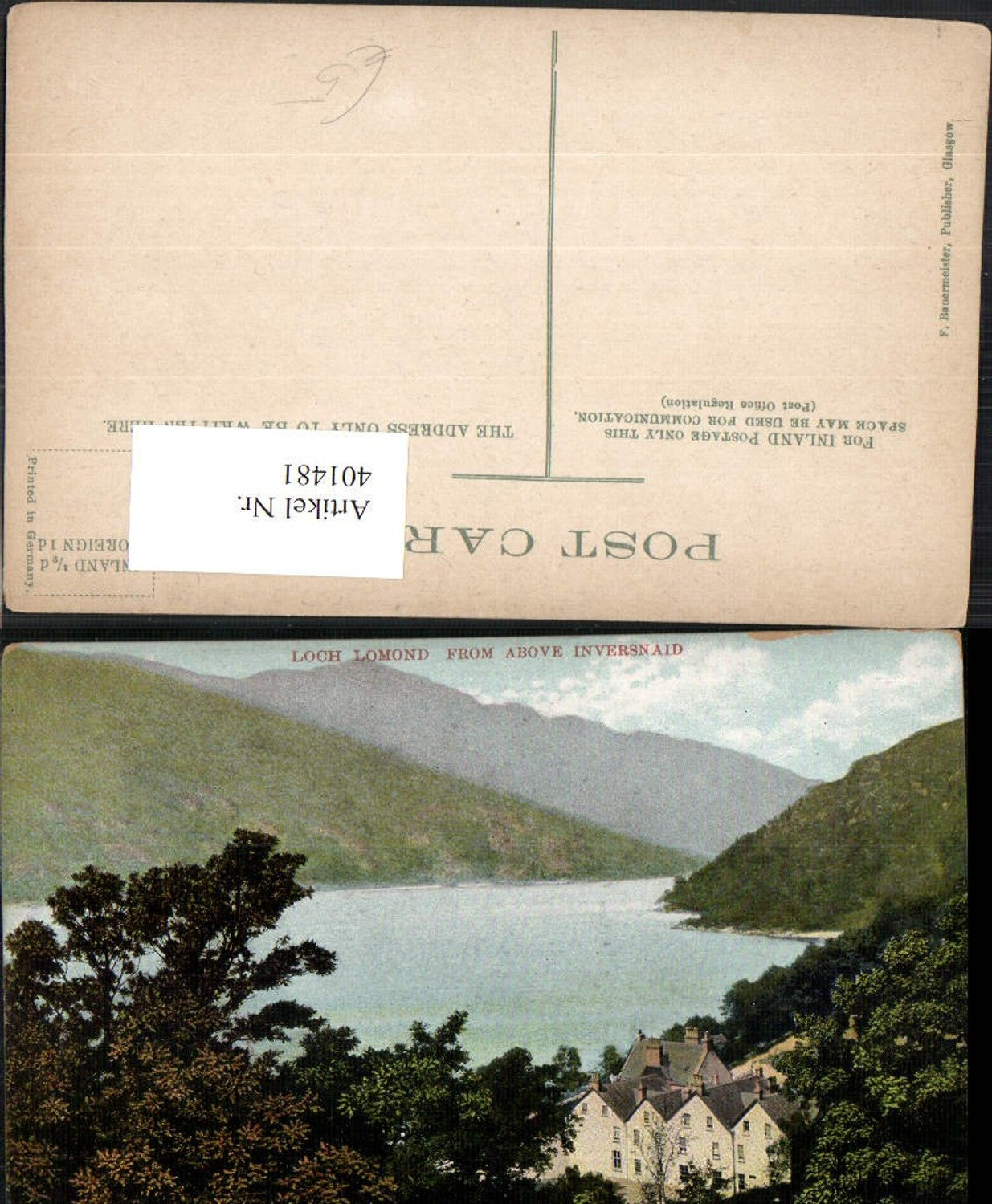 Alte Ansichtskarte – Old Postcard