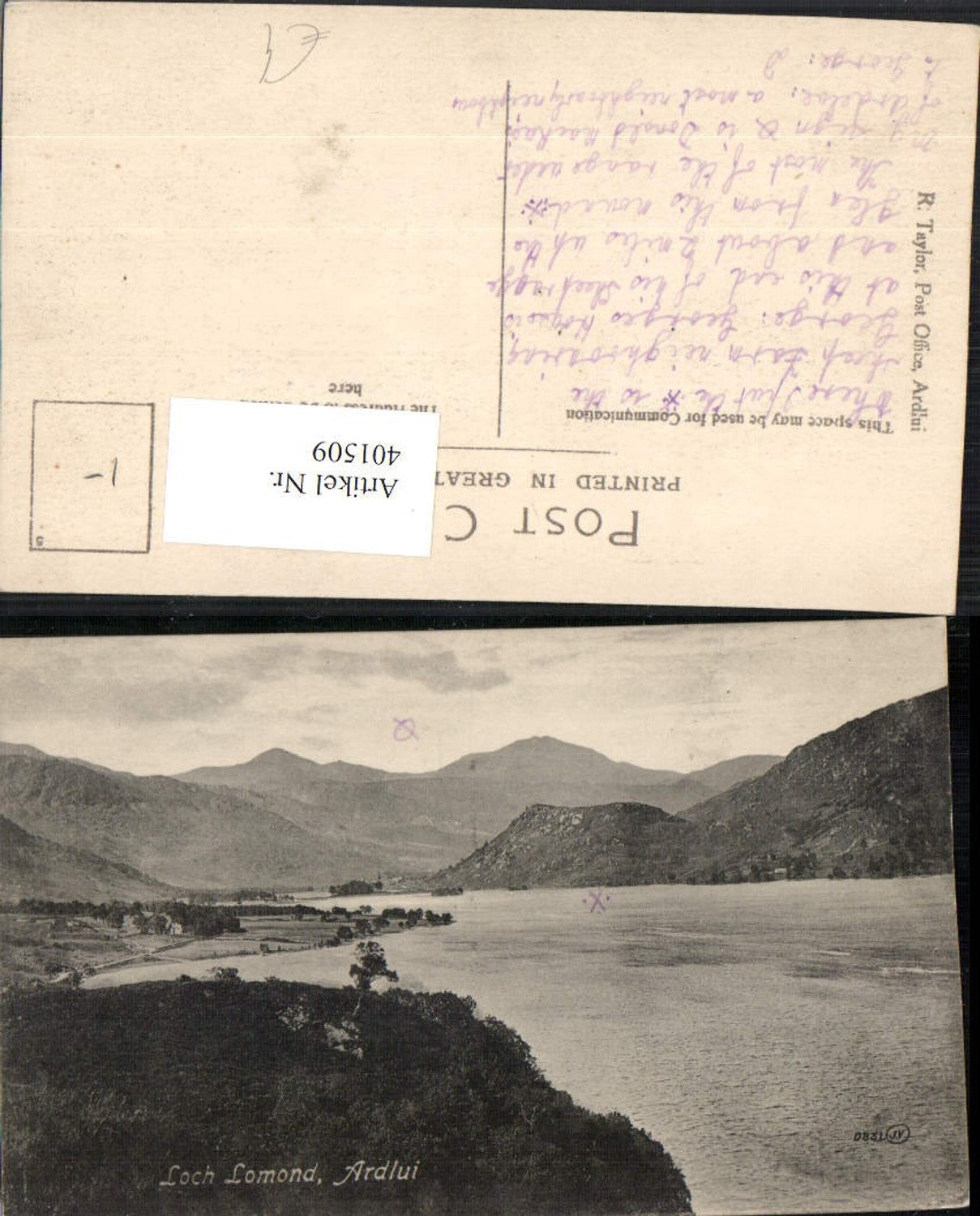 Alte Ansichtskarte – Old Postcard