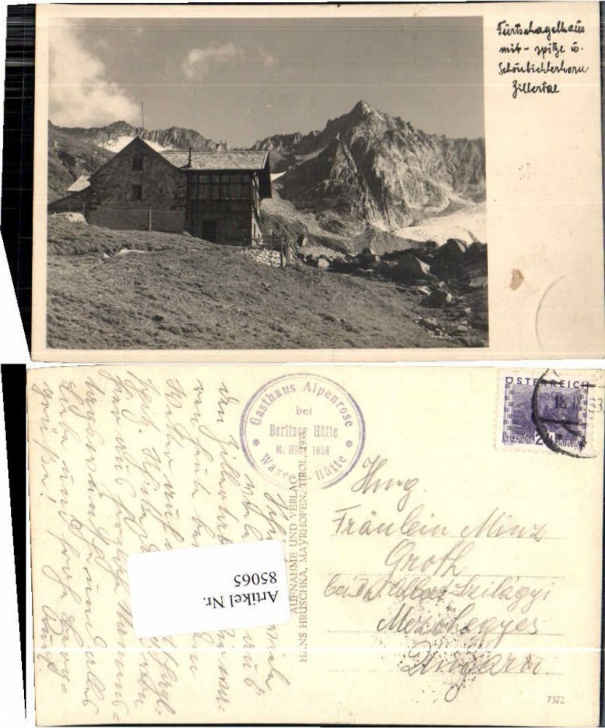 Alte Ansichtskarte – Old Postcard