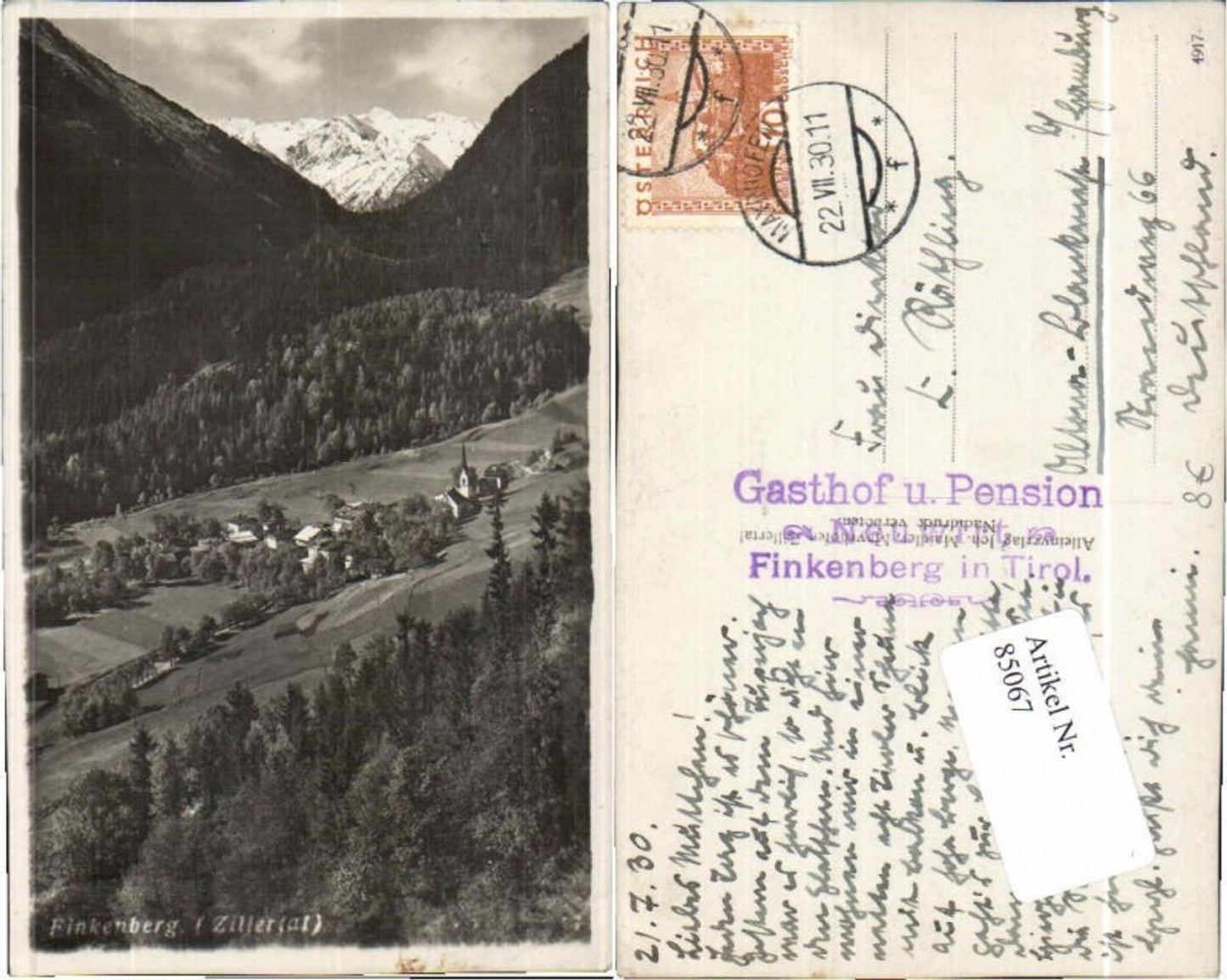 Alte Ansichtskarte – Old Postcard