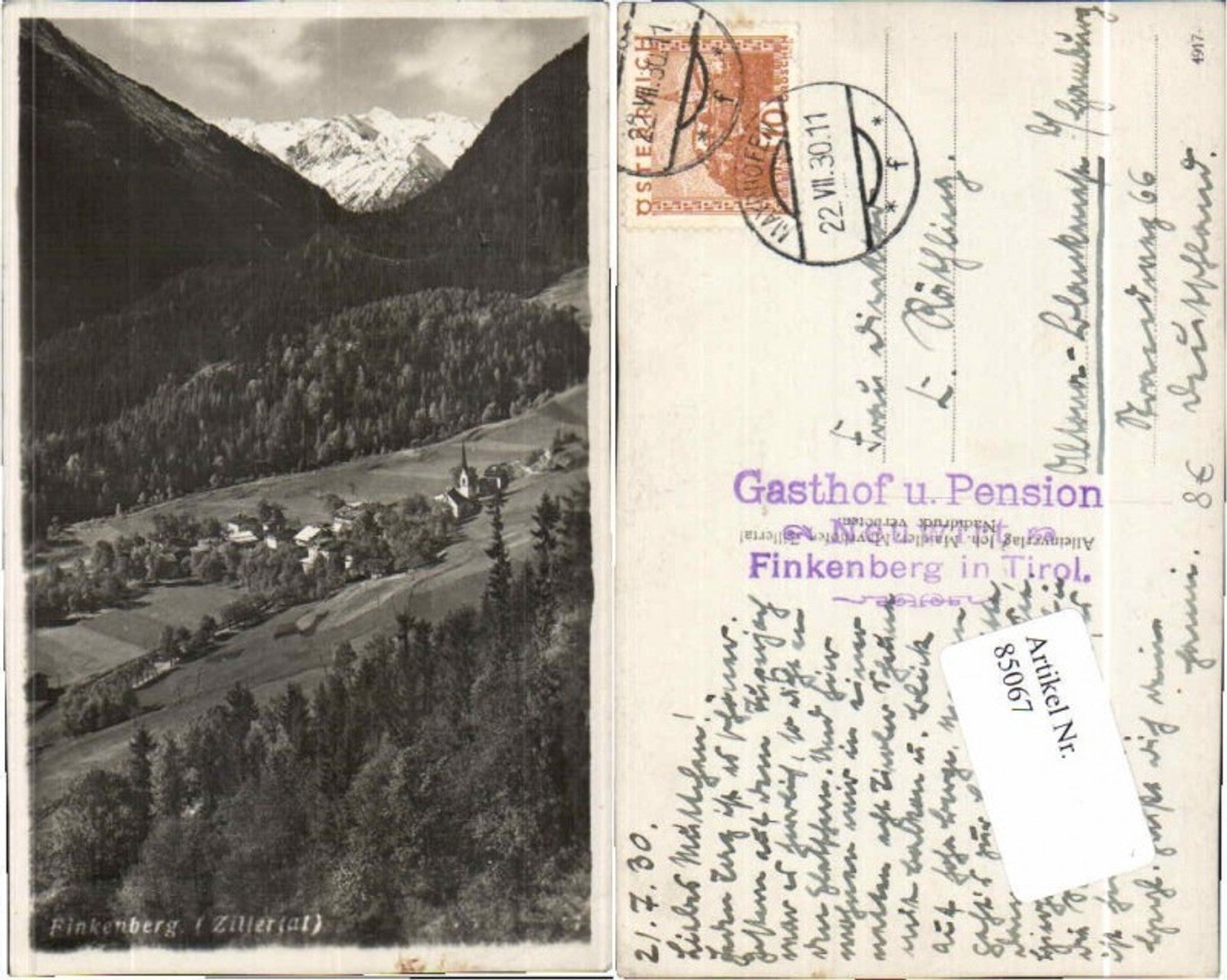 Alte Ansichtskarte – Old Postcard