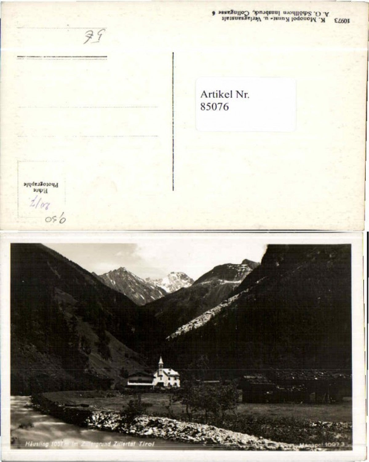 Alte Ansichtskarte – Old Postcard