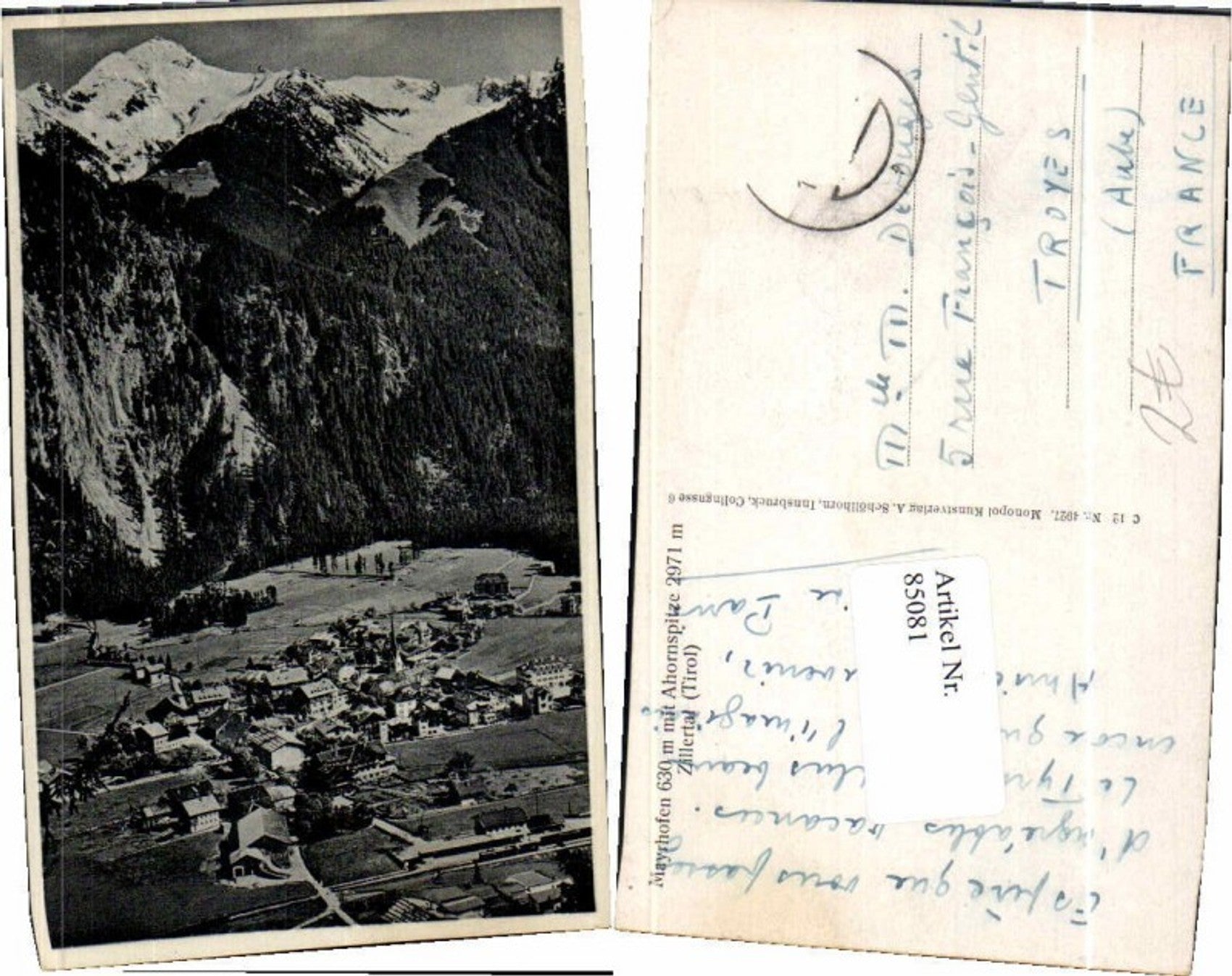 Alte Ansichtskarte – Old Postcard