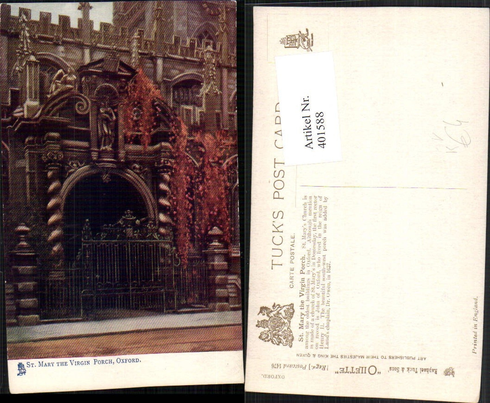 Alte Ansichtskarte – Old Postcard