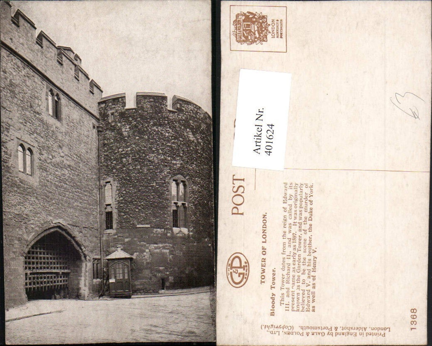 Alte Ansichtskarte – Old Postcard