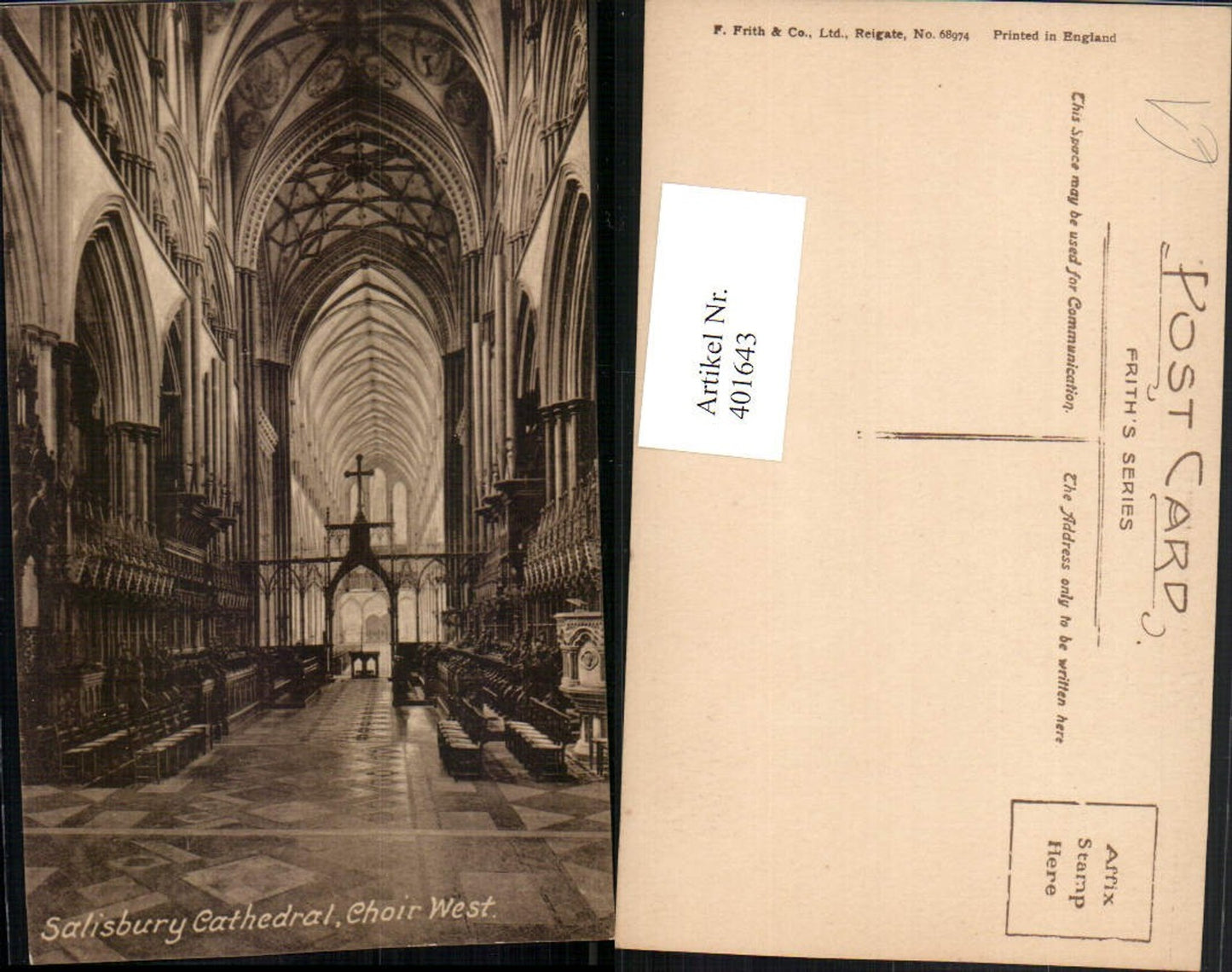 Alte Ansichtskarte – Old Postcard