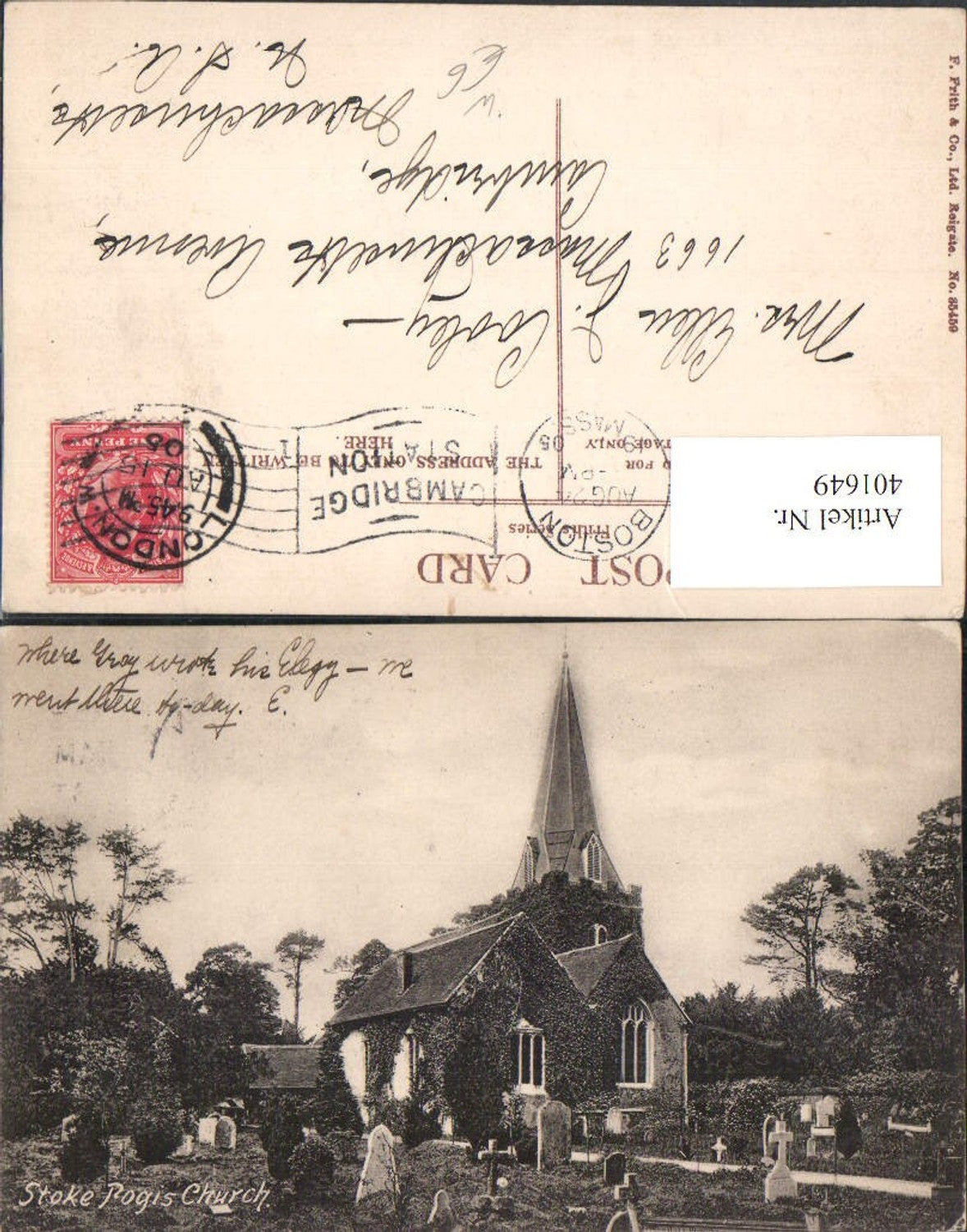 Alte Ansichtskarte – Old Postcard