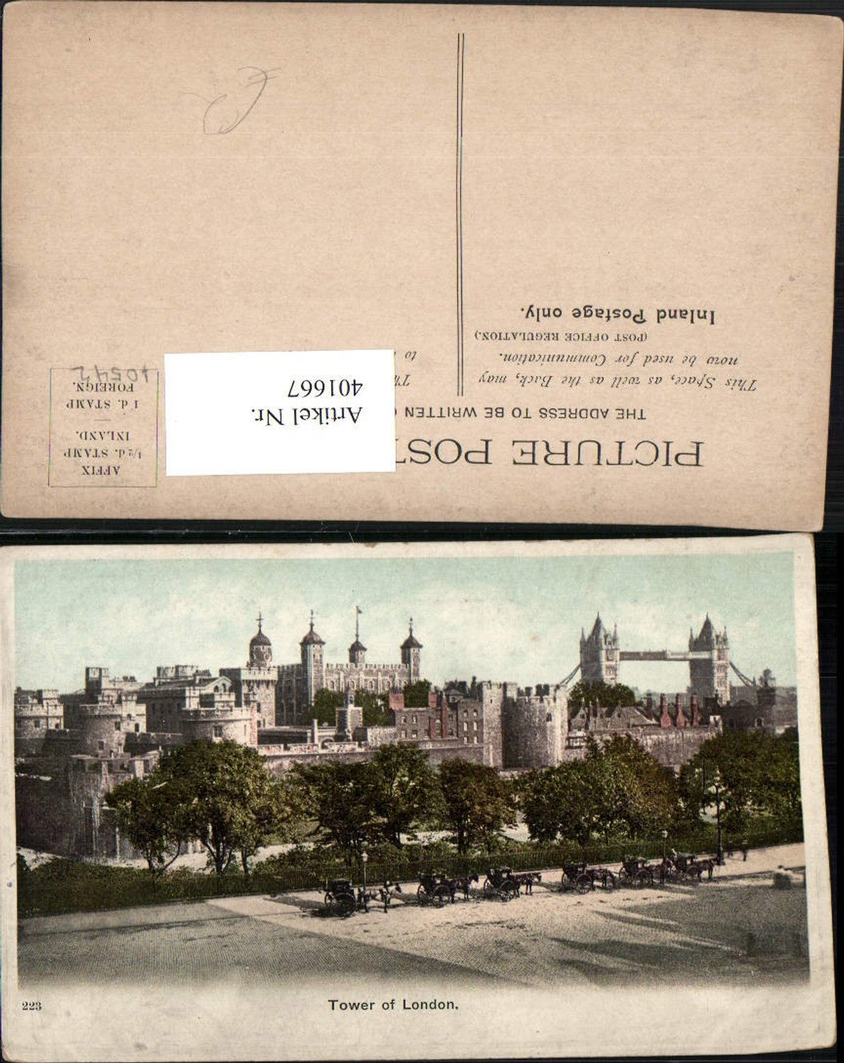 Alte Ansichtskarte – Old Postcard