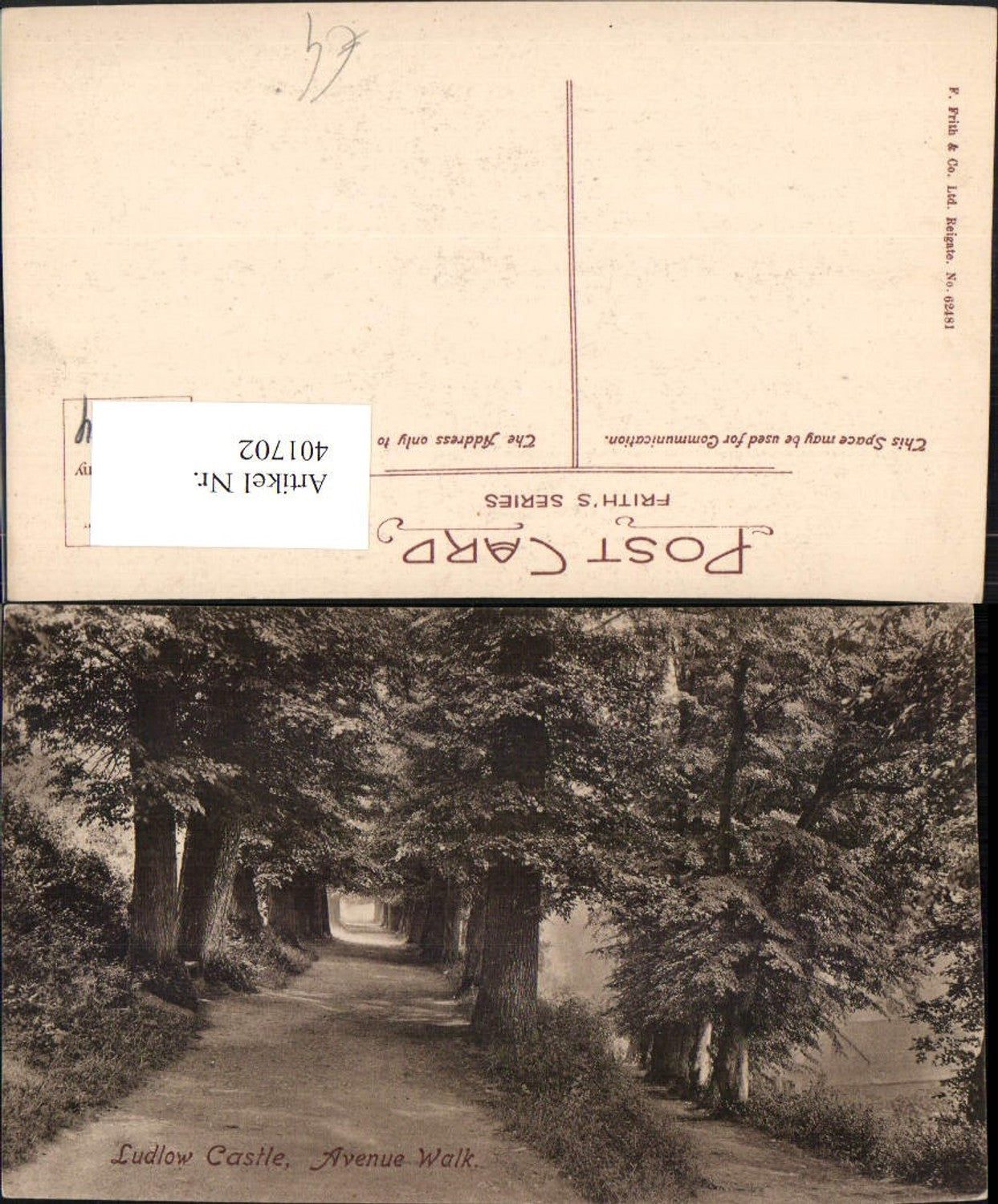 Alte Ansichtskarte – Old Postcard