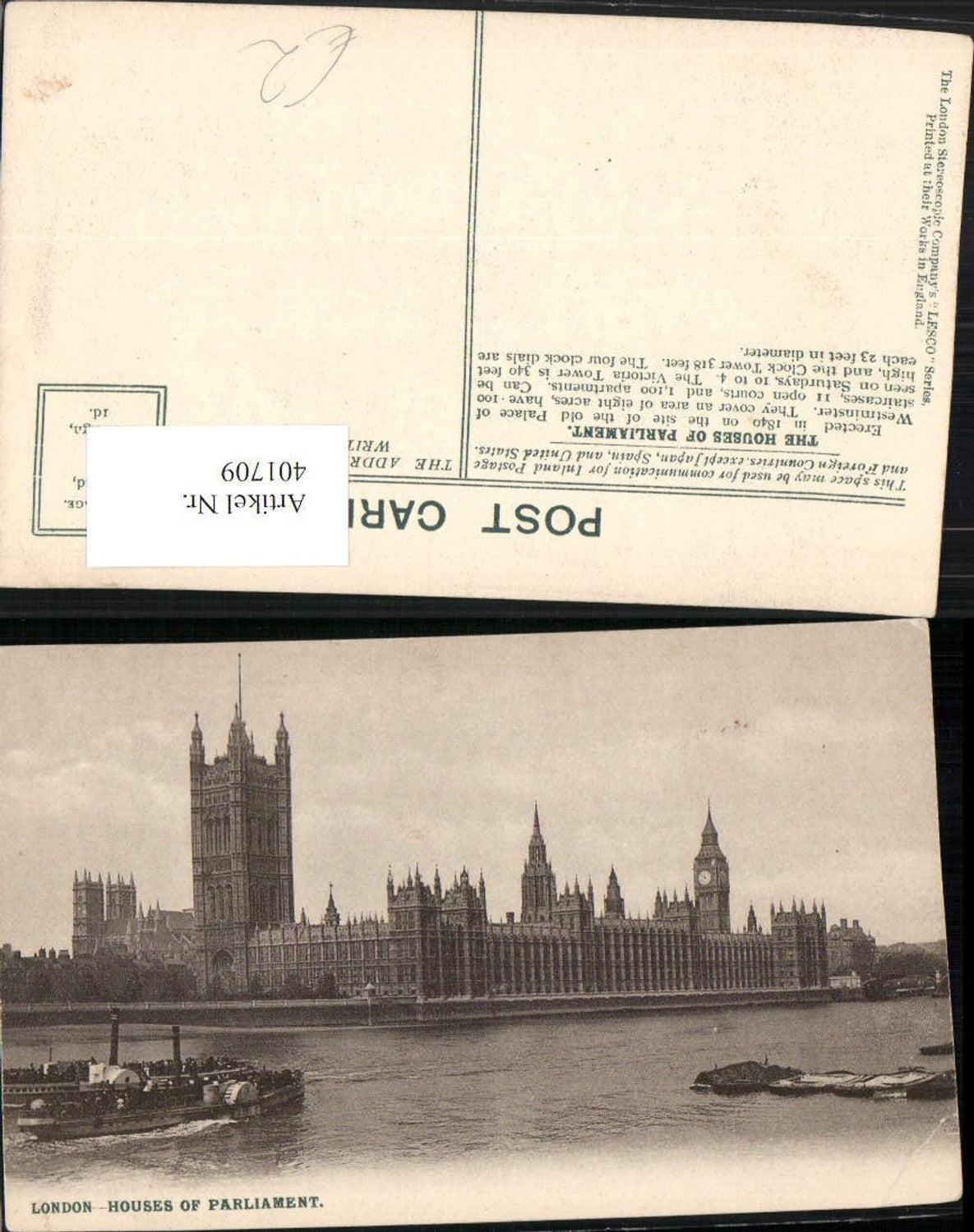 Alte Ansichtskarte – Old Postcard