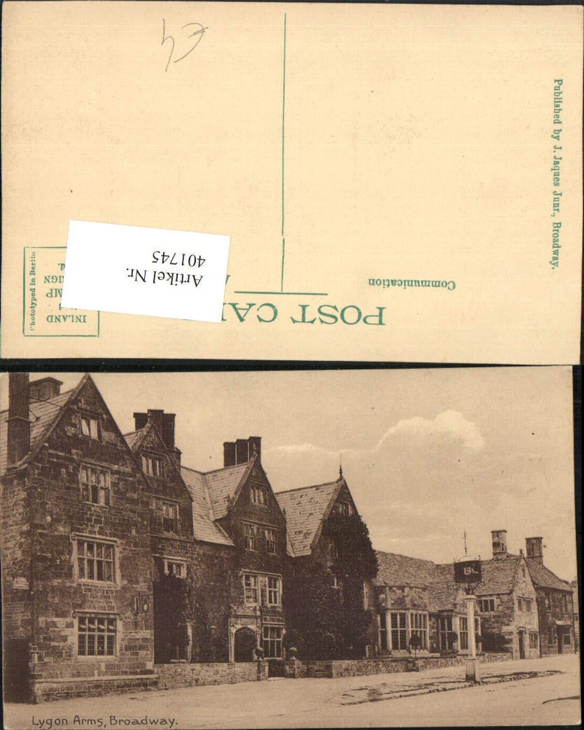 Alte Ansichtskarte – Old Postcard