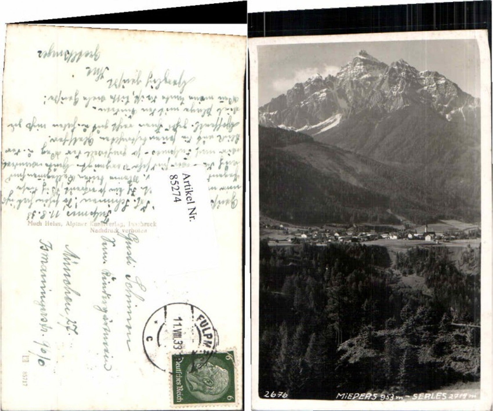 Alte Ansichtskarte – Old Postcard