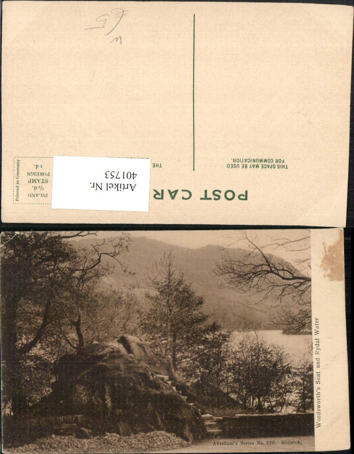Alte Ansichtskarte – Old Postcard