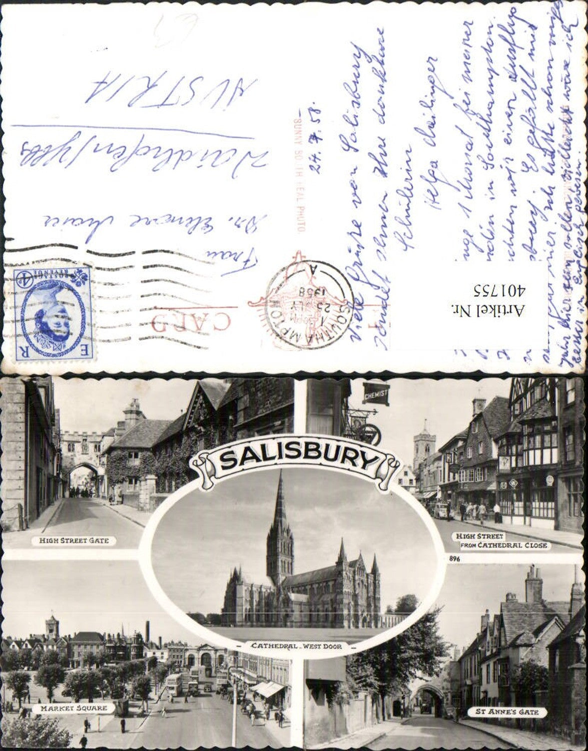 Alte Ansichtskarte – Old Postcard