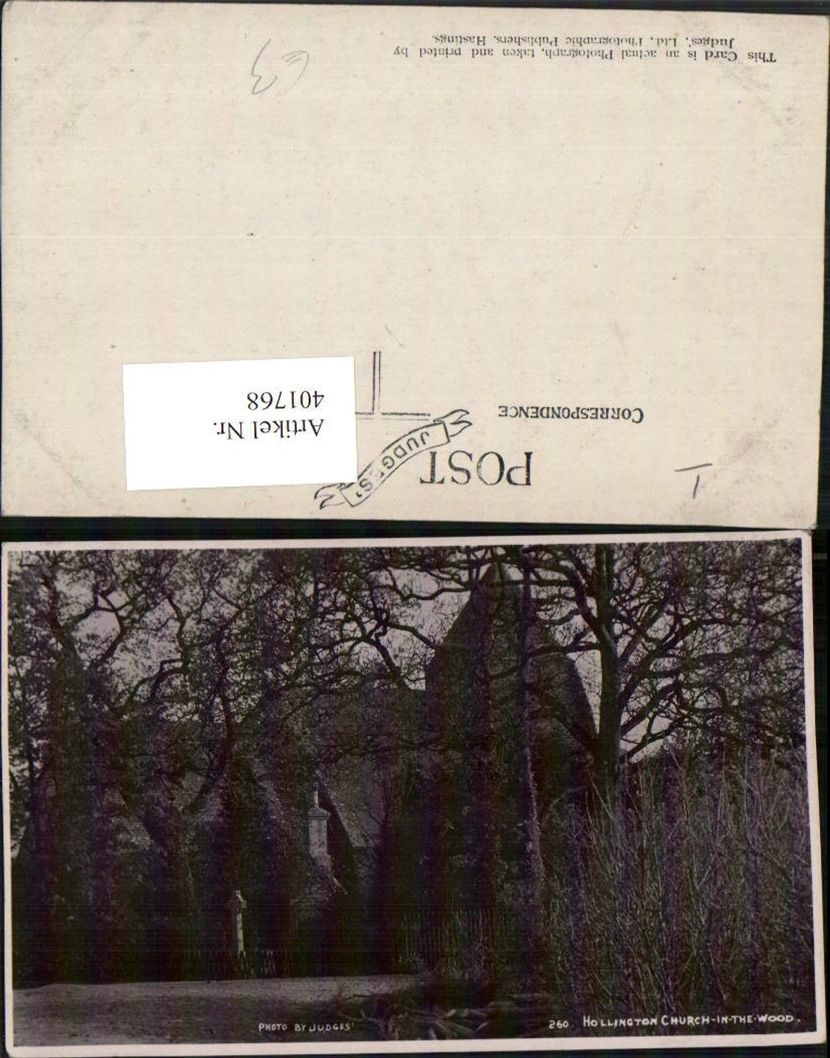 Alte Ansichtskarte – Old Postcard