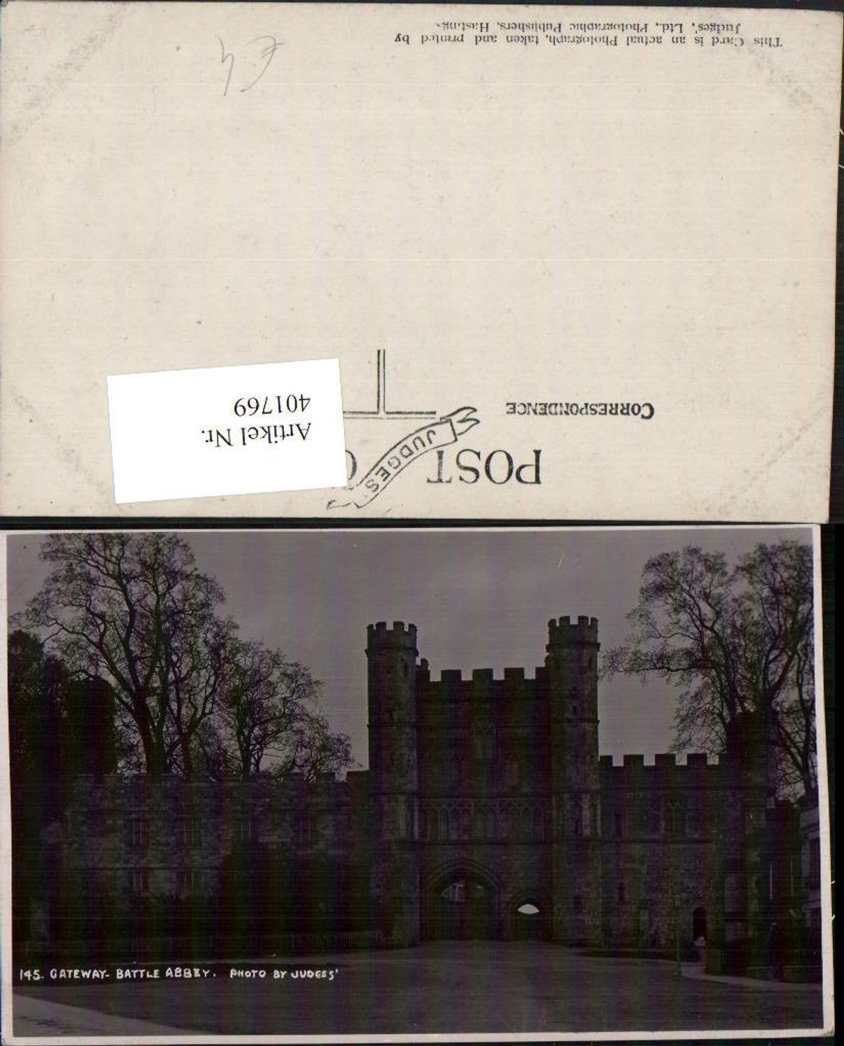 Alte Ansichtskarte – Old Postcard