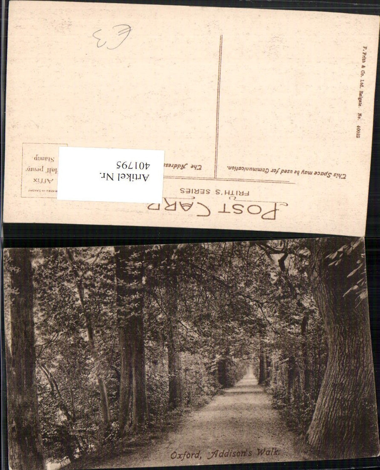 Alte Ansichtskarte – Old Postcard