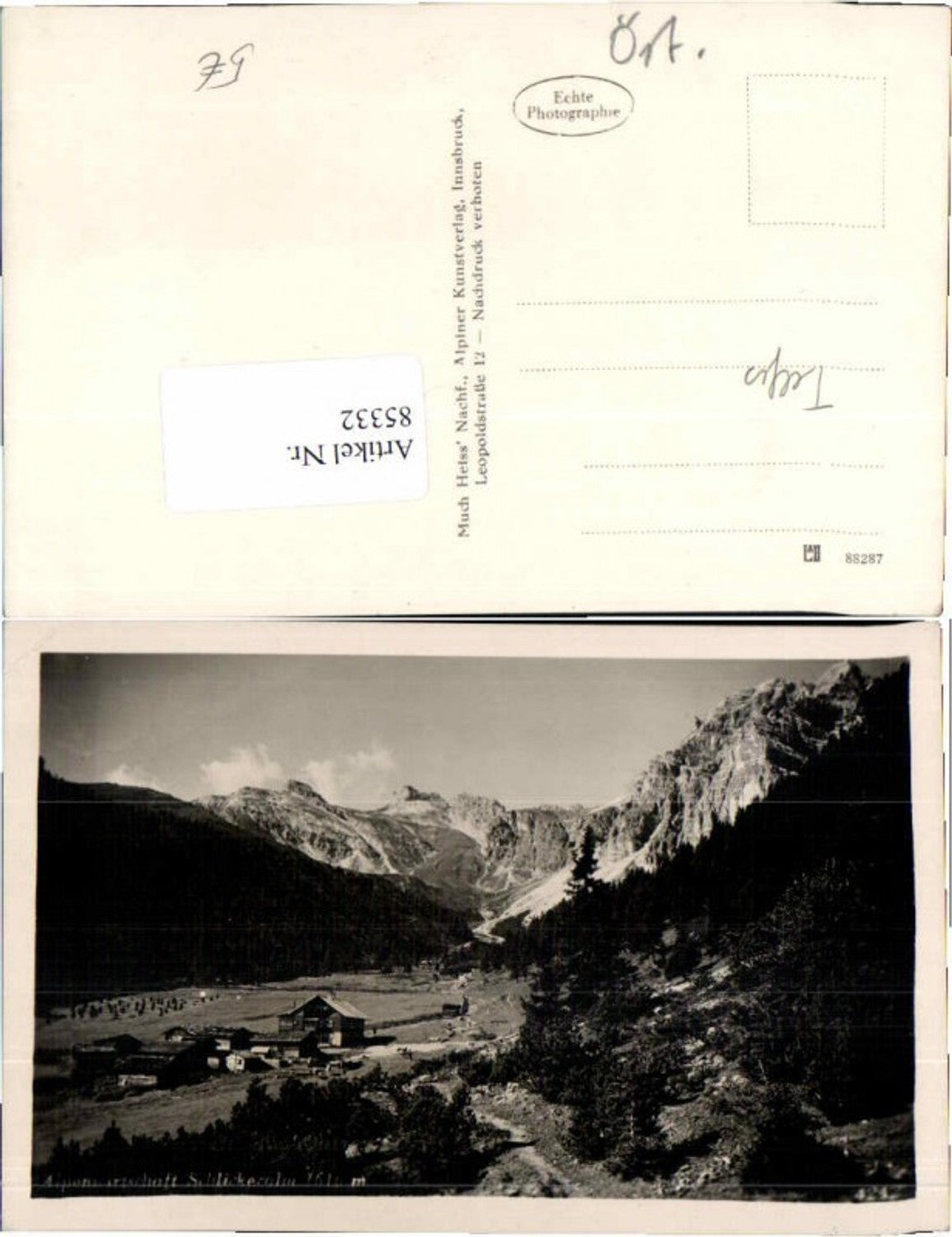 Alte Ansichtskarte – Old Postcard