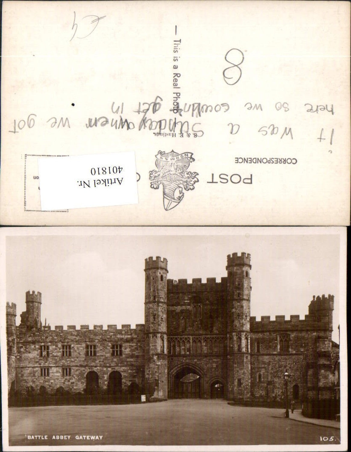 Alte Ansichtskarte – Old Postcard