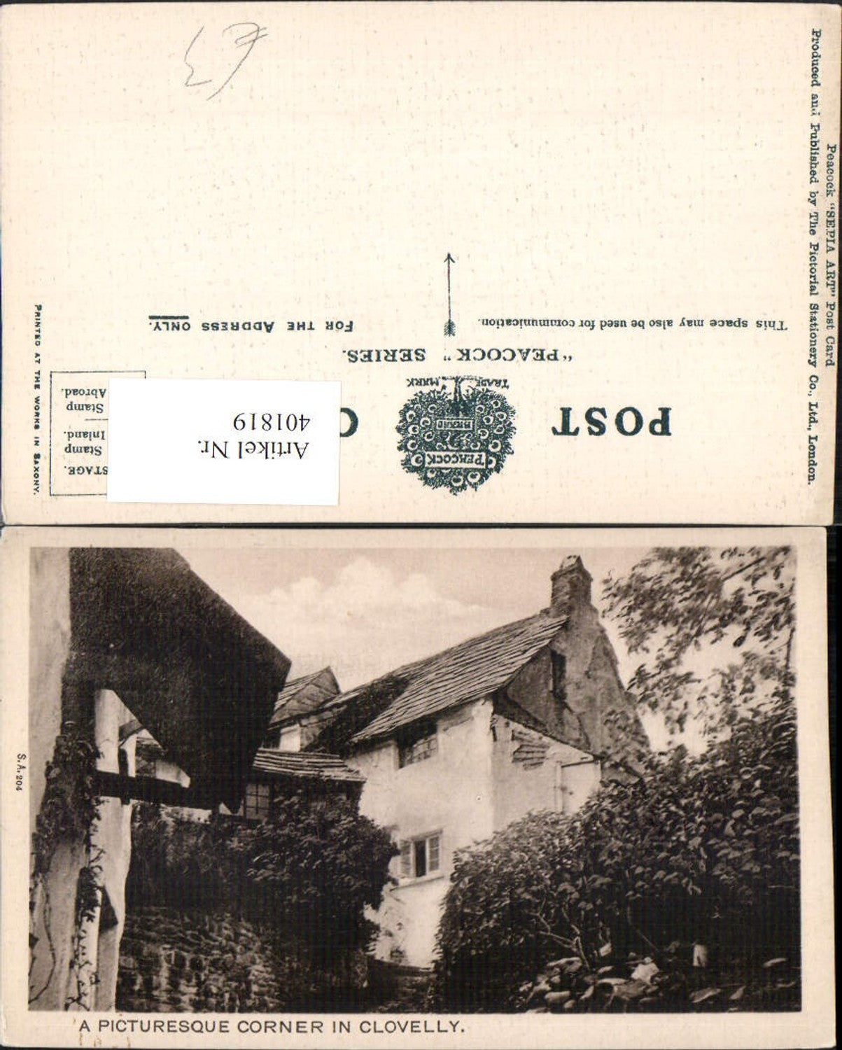Alte Ansichtskarte – Old Postcard