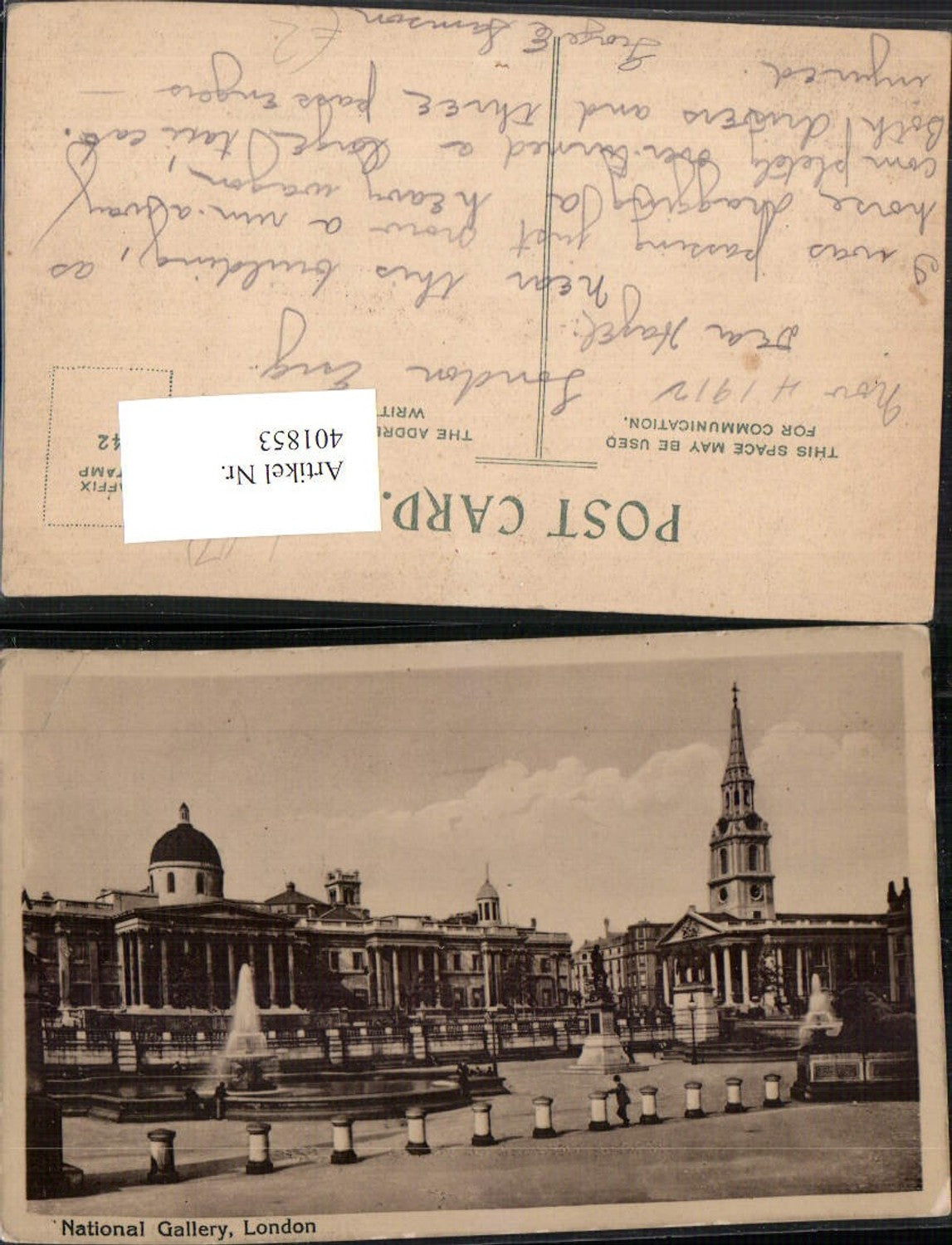 Alte Ansichtskarte – Old Postcard