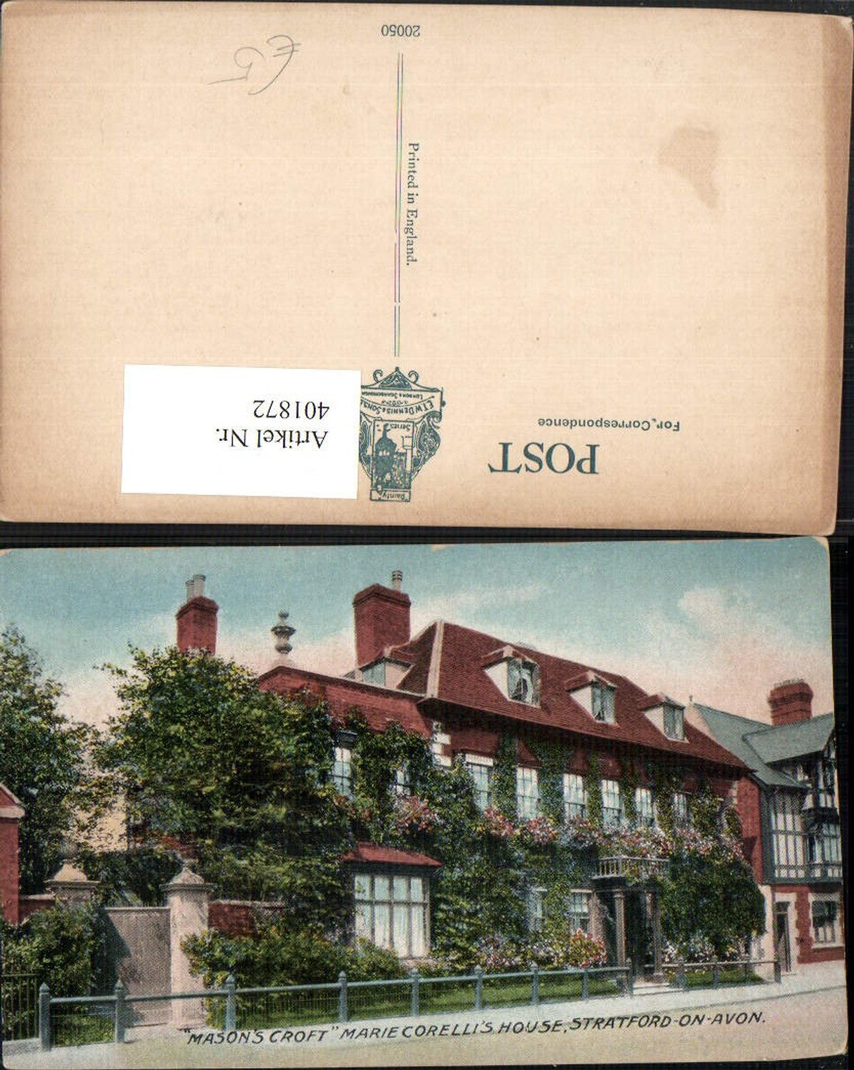 Alte Ansichtskarte – Old Postcard