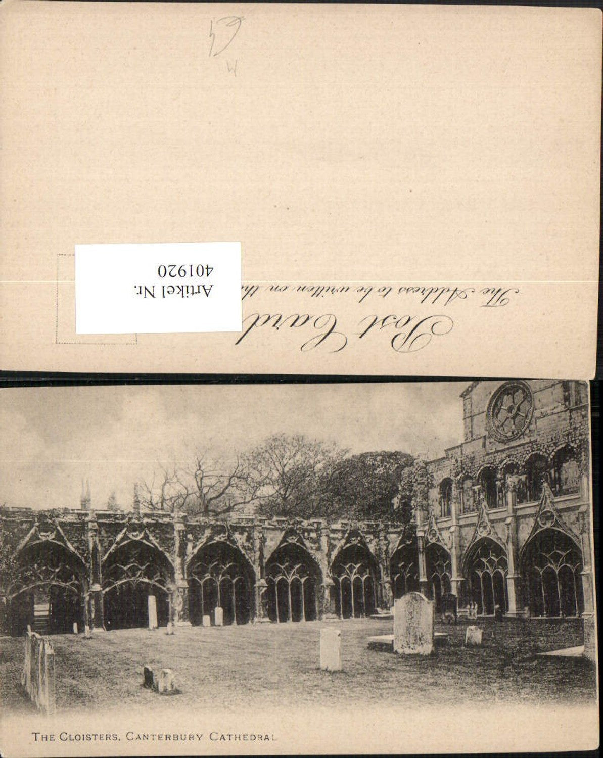 Alte Ansichtskarte – Old Postcard