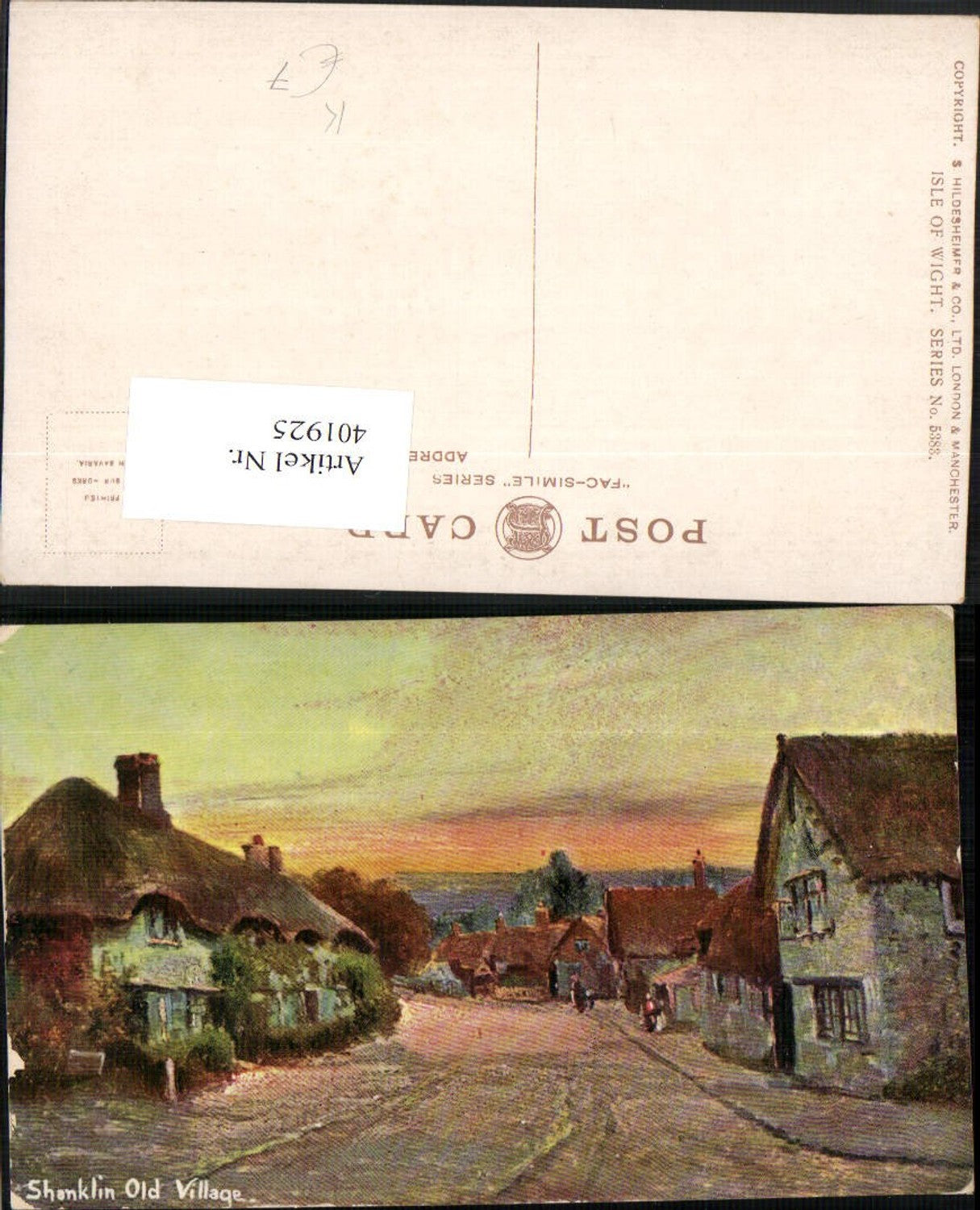 Alte Ansichtskarte – Old Postcard