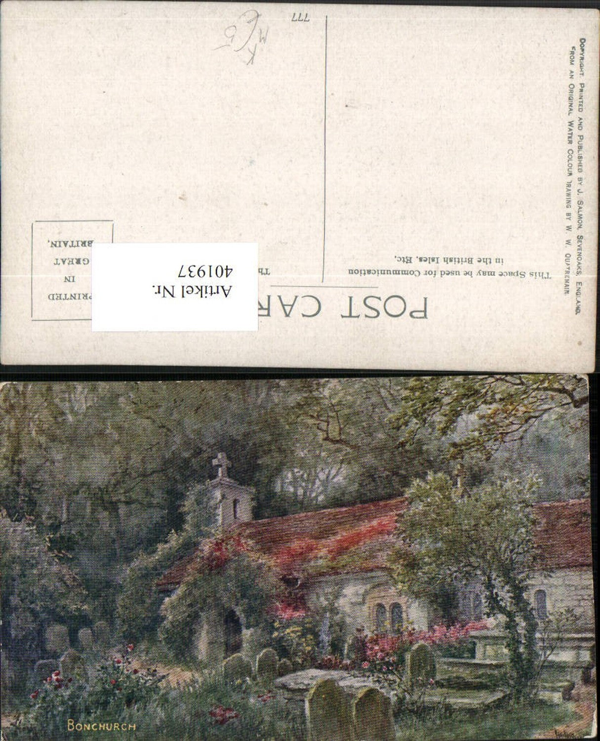 Alte Ansichtskarte – Old Postcard
