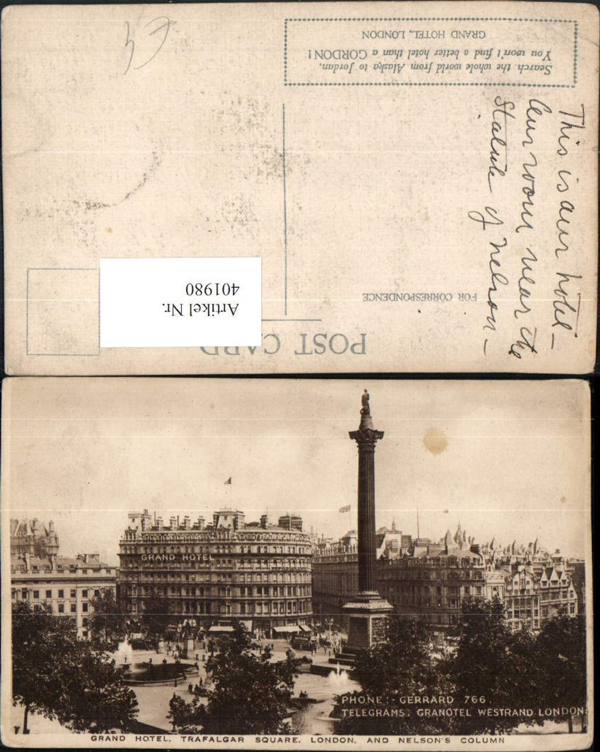 Alte Ansichtskarte – Old Postcard
