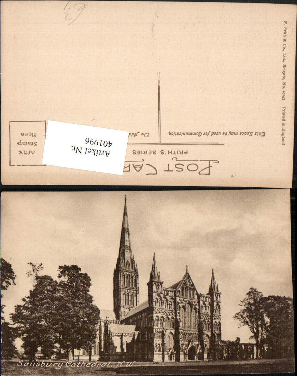 Alte Ansichtskarte – Old Postcard