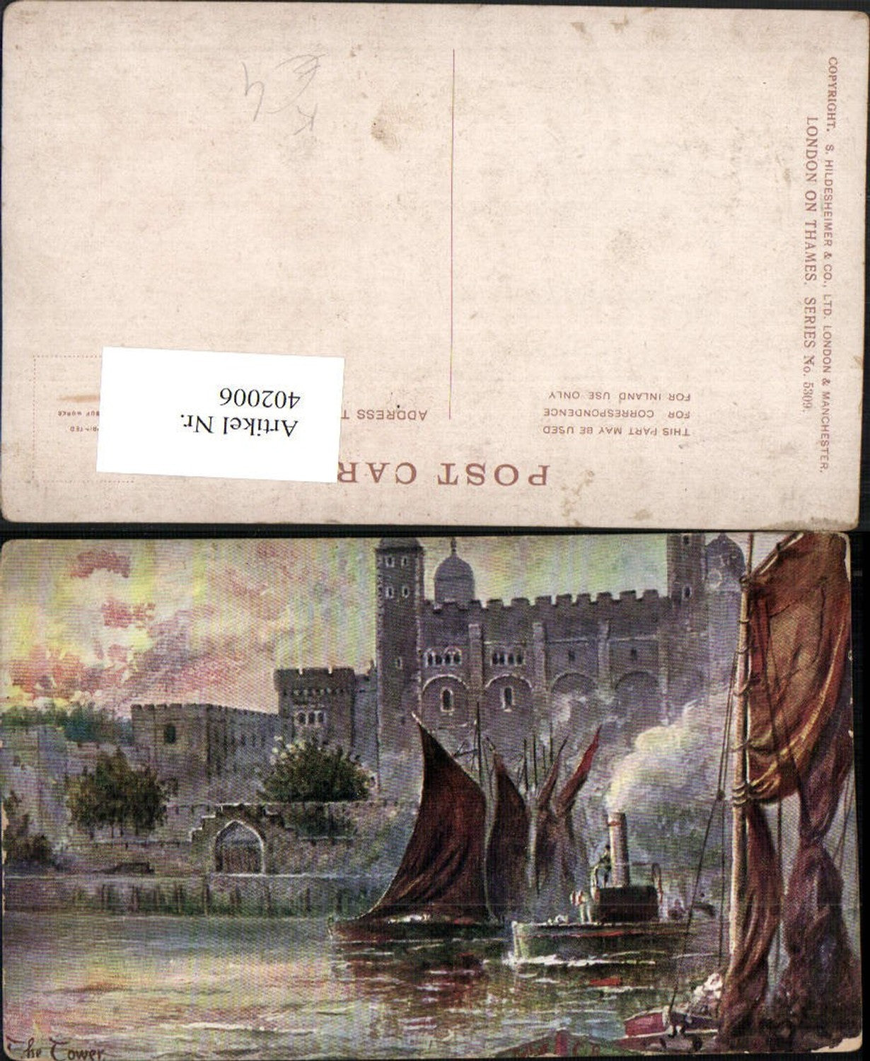 Alte Ansichtskarte – Old Postcard