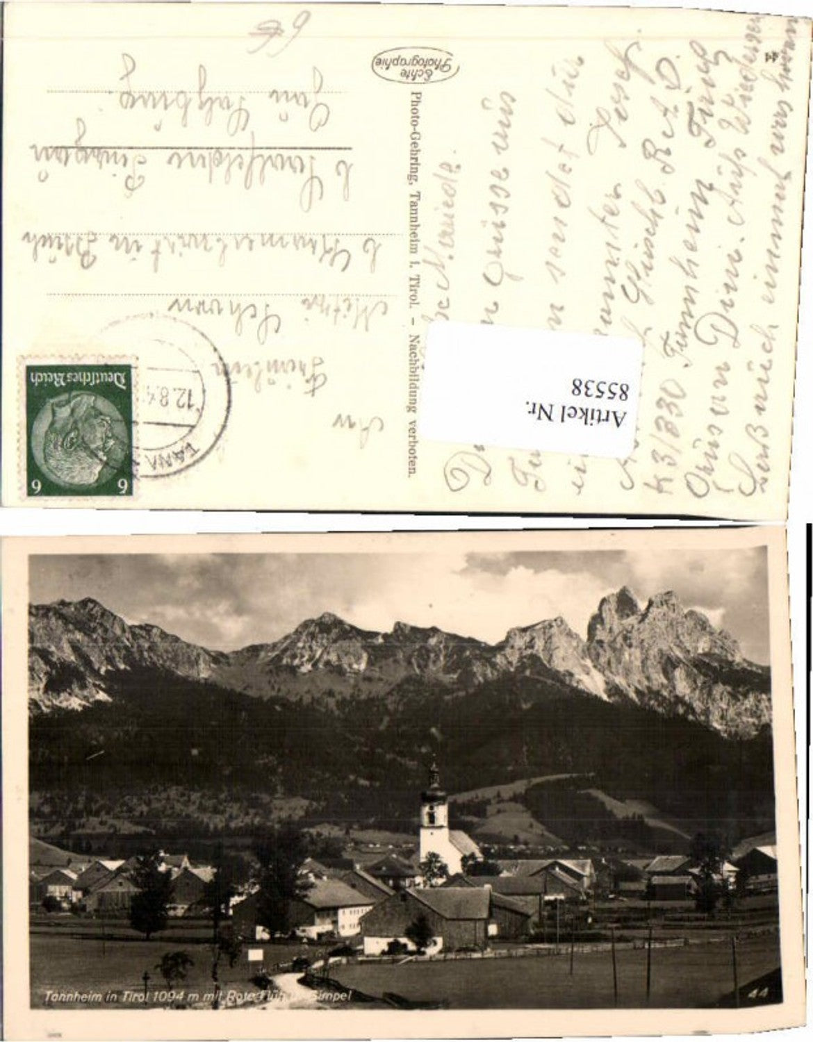 Alte Ansichtskarte – Old Postcard