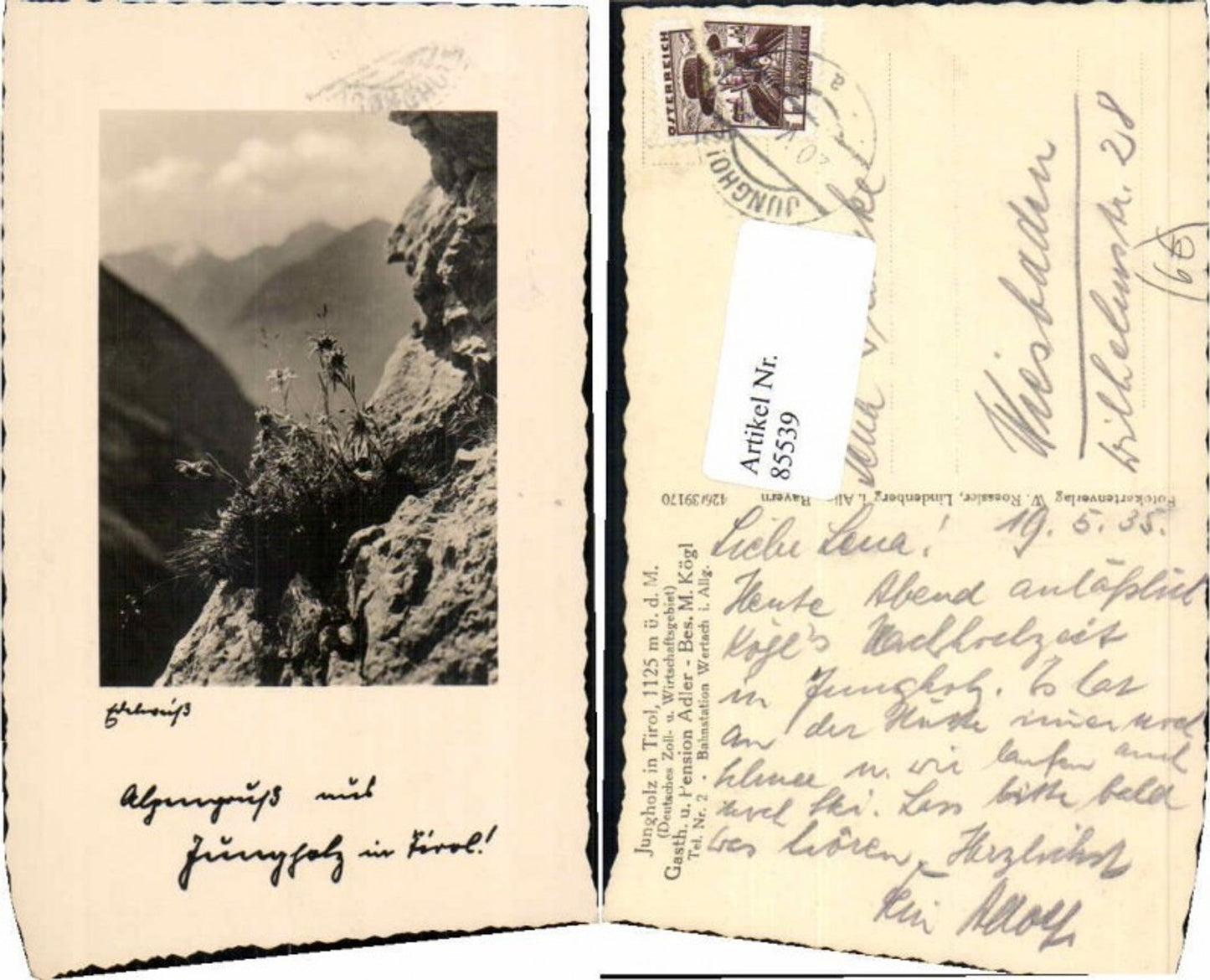 Alte Ansichtskarte – Old Postcard
