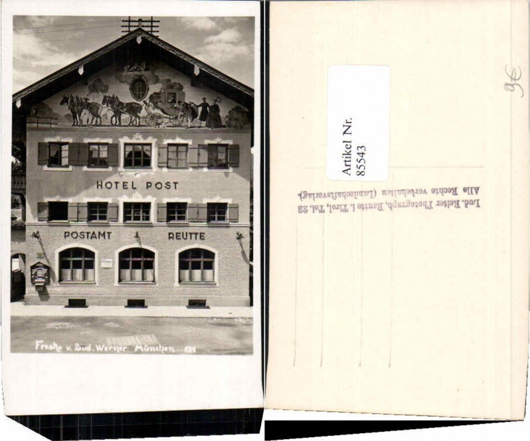 Alte Ansichtskarte – Old Postcard