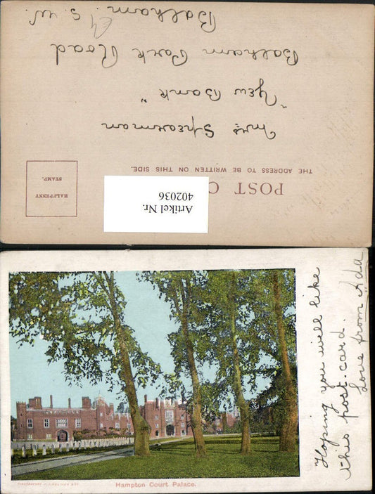 Alte Ansichtskarte – Old Postcard