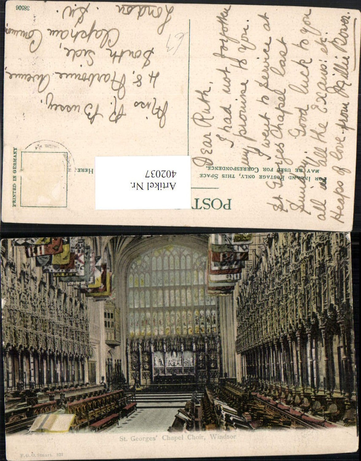 Alte Ansichtskarte – Old Postcard