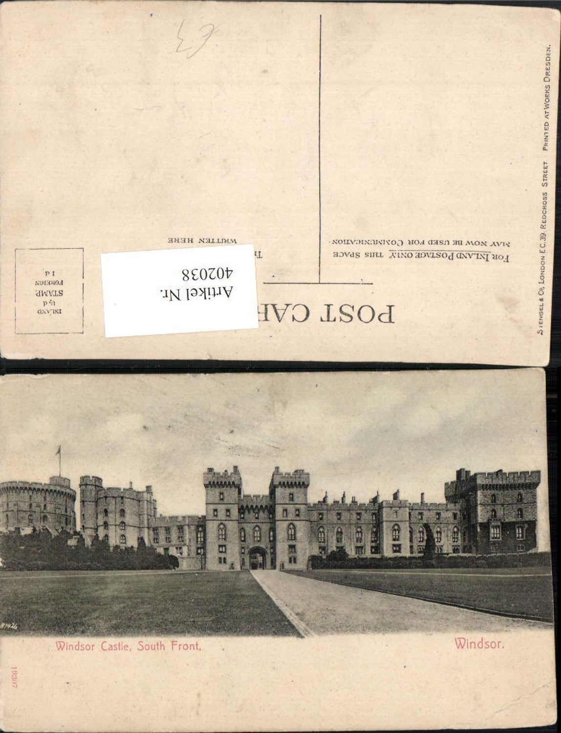 Alte Ansichtskarte – Old Postcard