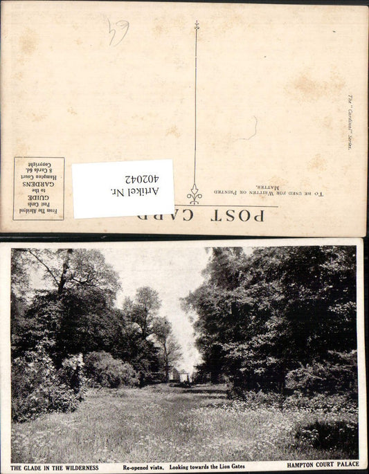 Alte Ansichtskarte – Old Postcard
