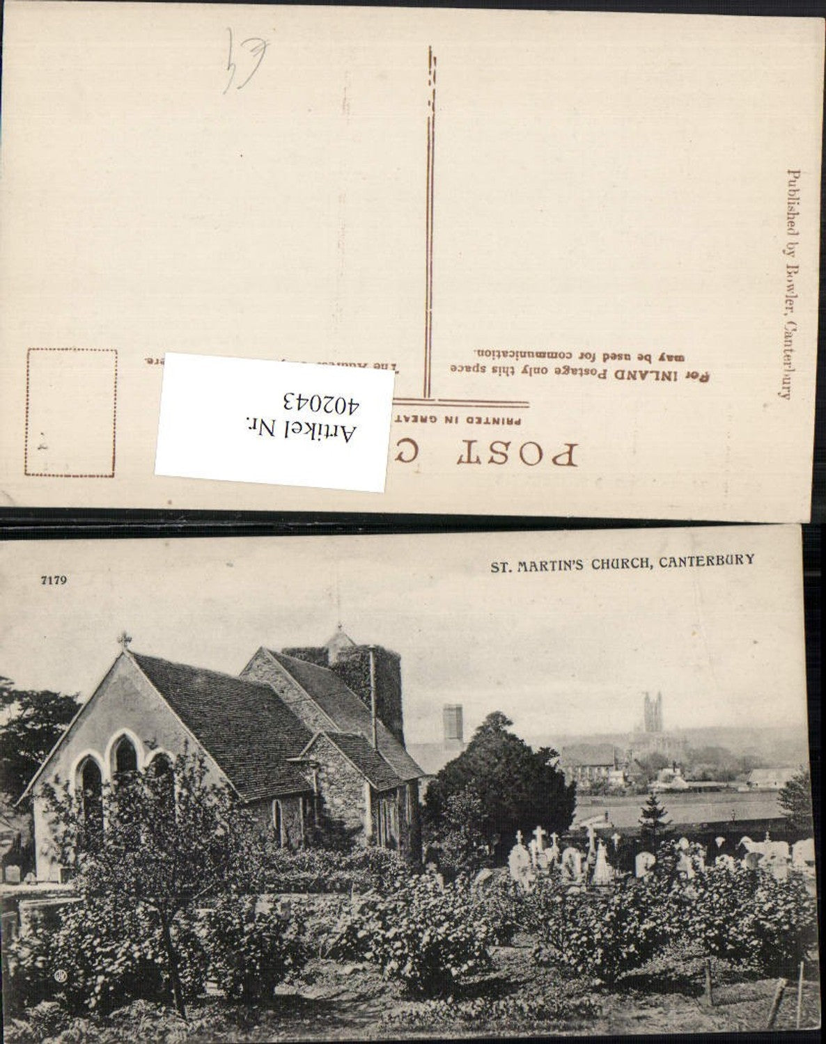 Alte Ansichtskarte – Old Postcard