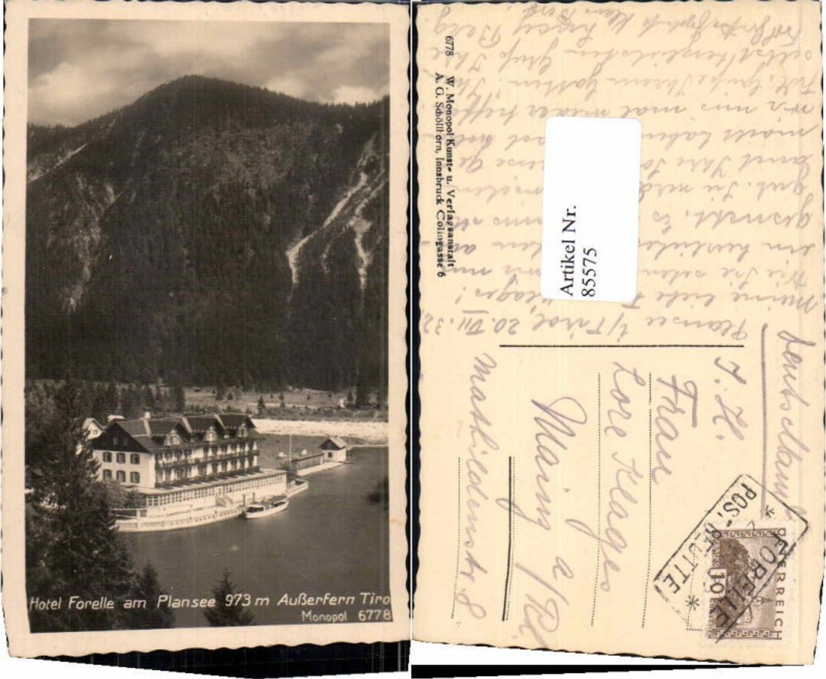 Alte Ansichtskarte – Old Postcard