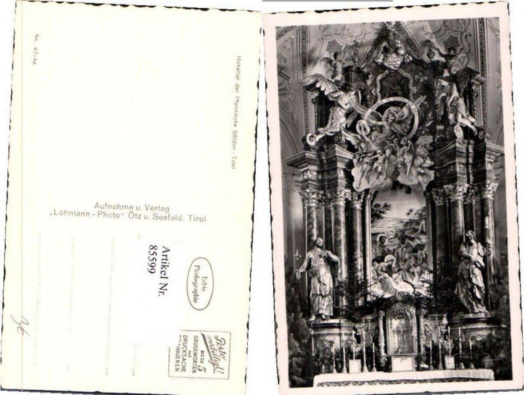 Alte Ansichtskarte – Old Postcard