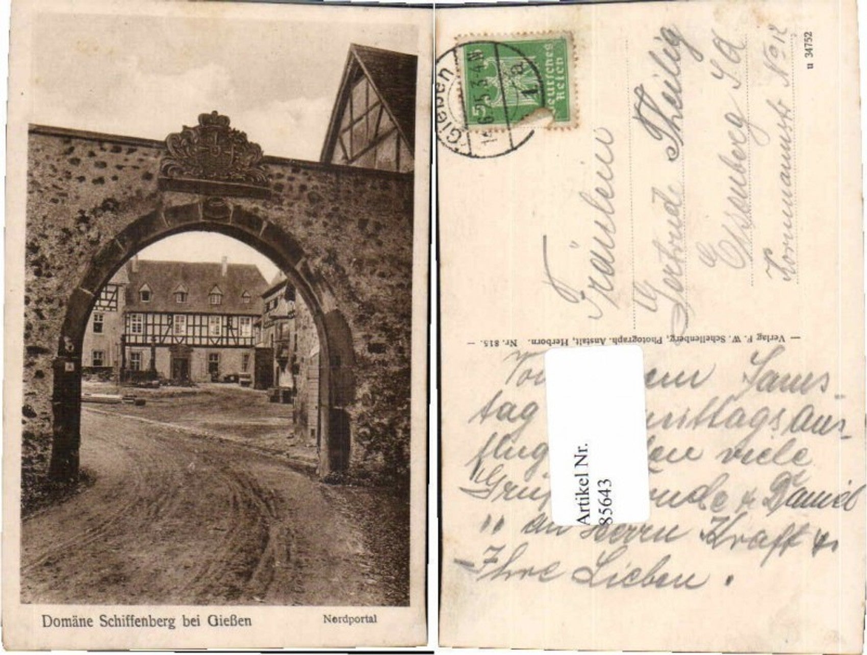 Alte Ansichtskarte – Old Postcard