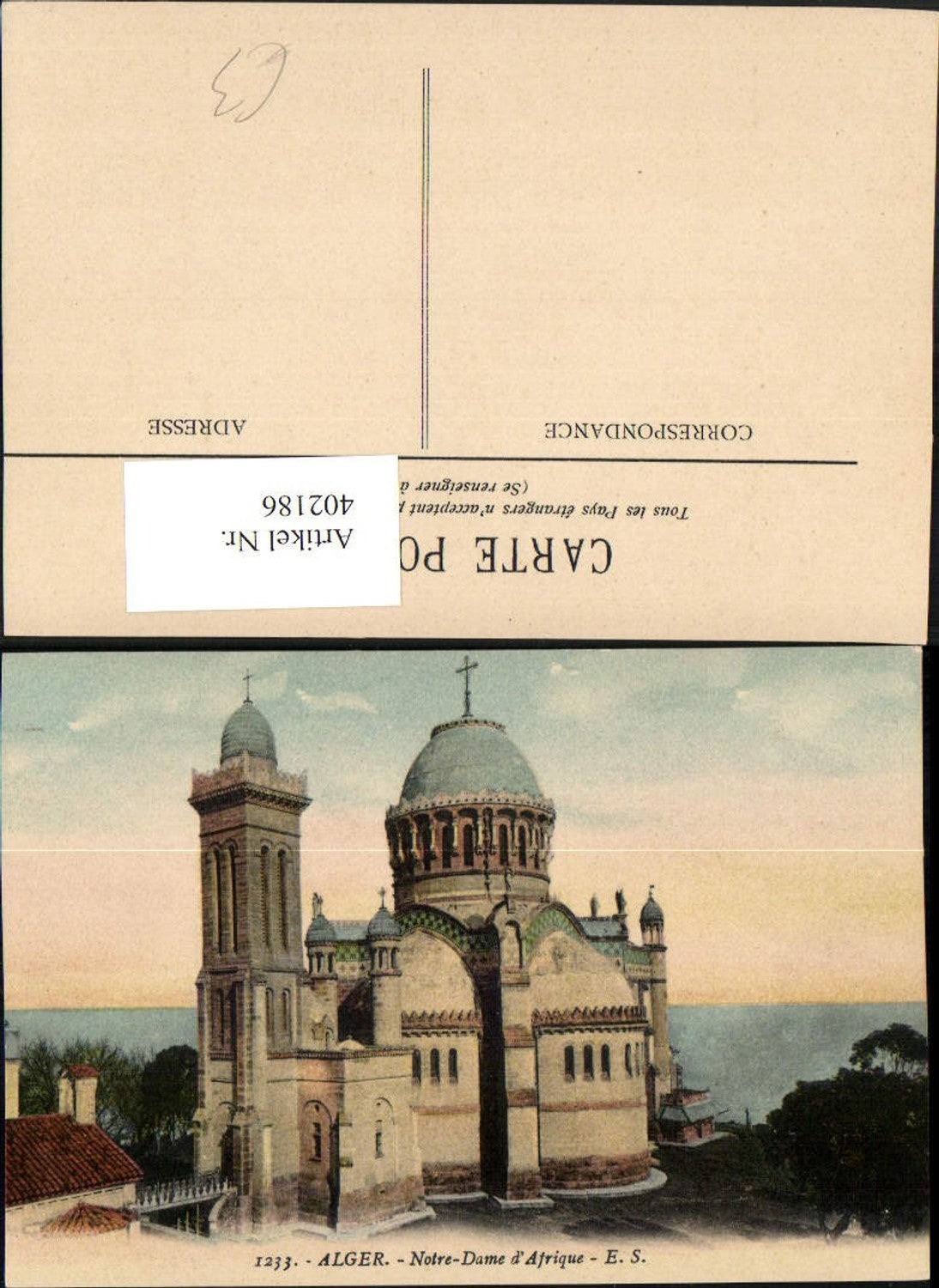 402186,Algeria Alger Algier Notre-Dame d'Afrique Kirche