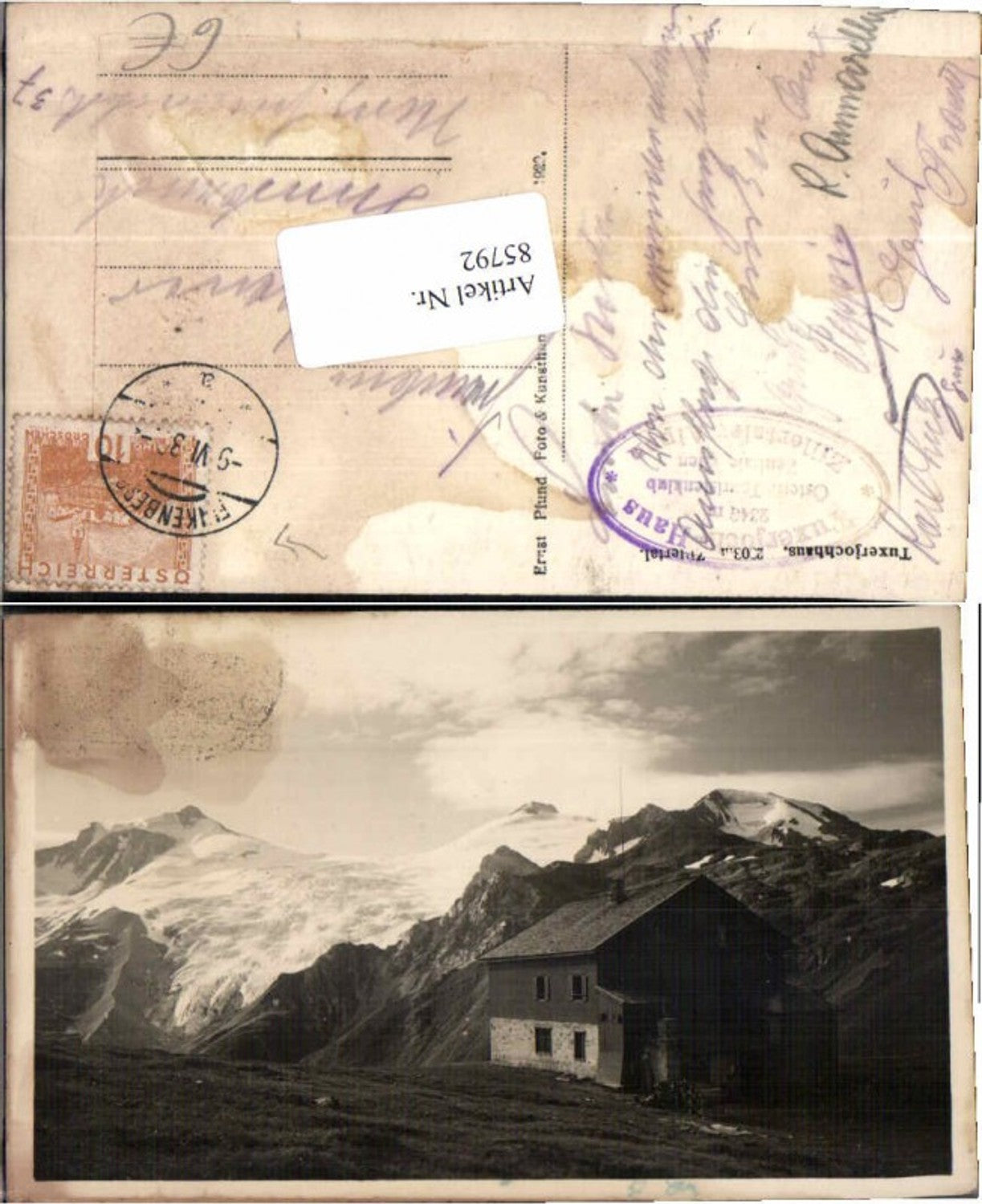 Alte Ansichtskarte – Old Postcard