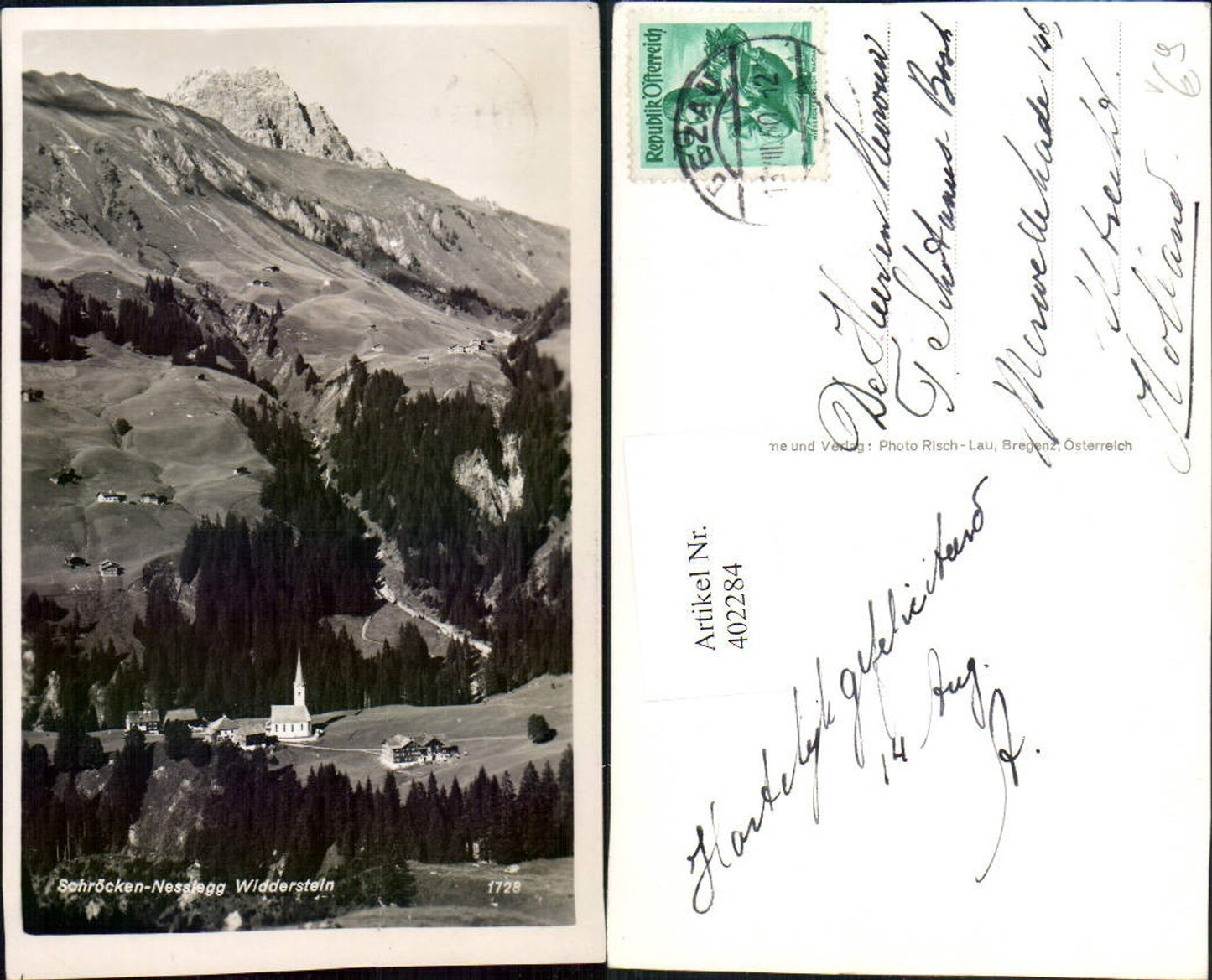 Alte Ansichtskarte – Old Postcard