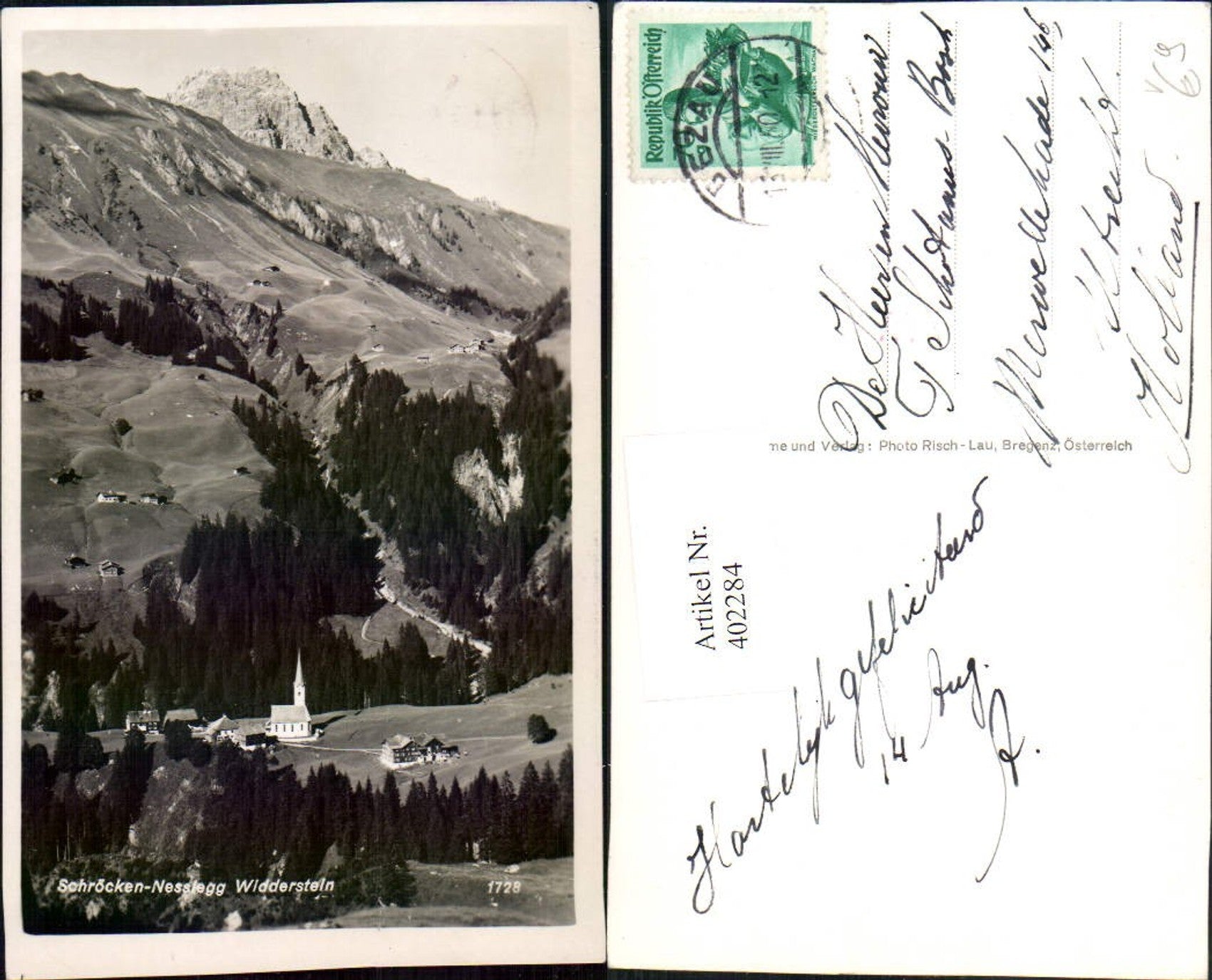 Alte Ansichtskarte – Old Postcard